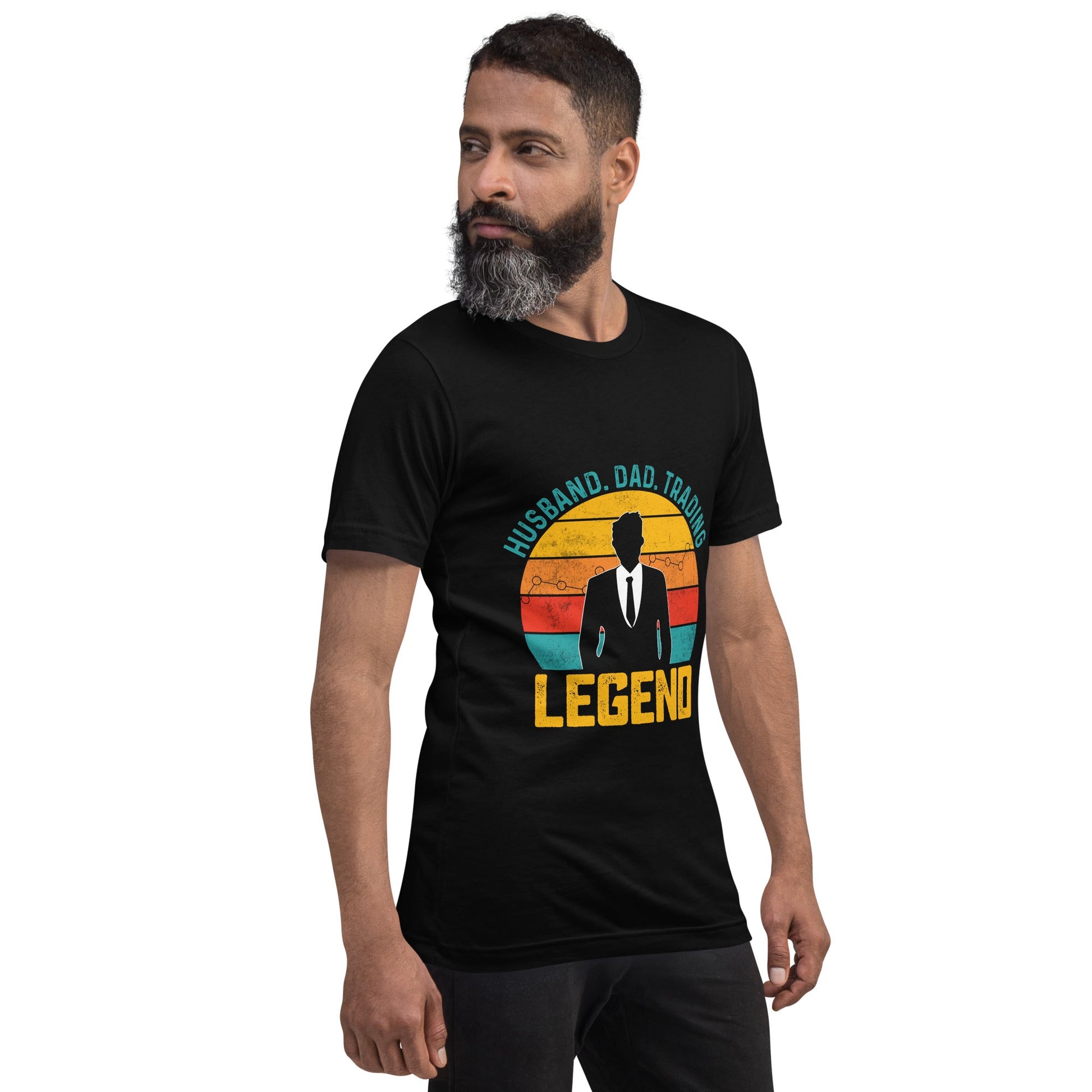 Husband.Dad.Trading Legend - Unisex t-shirt by DarkByteGear