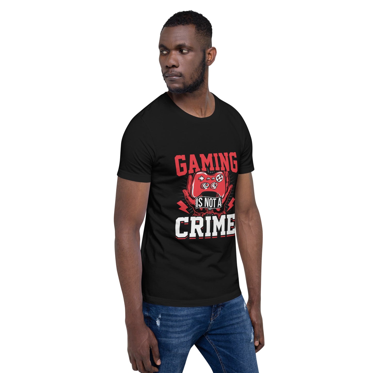 Gaming is not a Crime - Unisex t-shirt by DarkByteGear