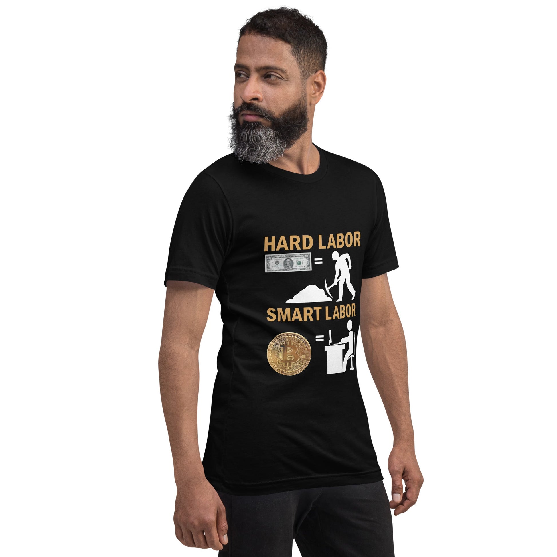 Hard Labour Vs Smart Labour - Unisex t-shirt by DarkByteGear
