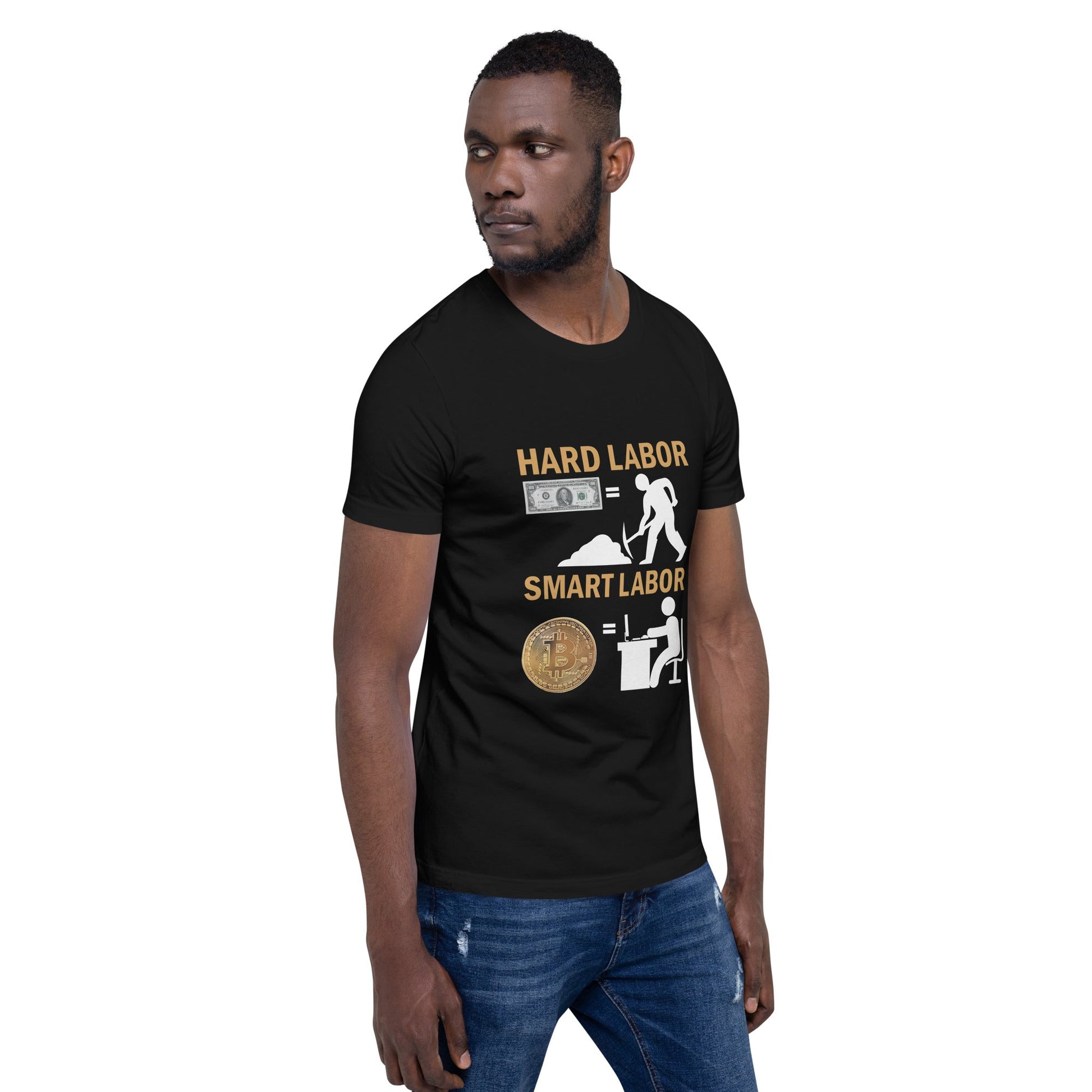 Hard Labour Vs Smart Labour - Unisex t-shirt by DarkByteGear