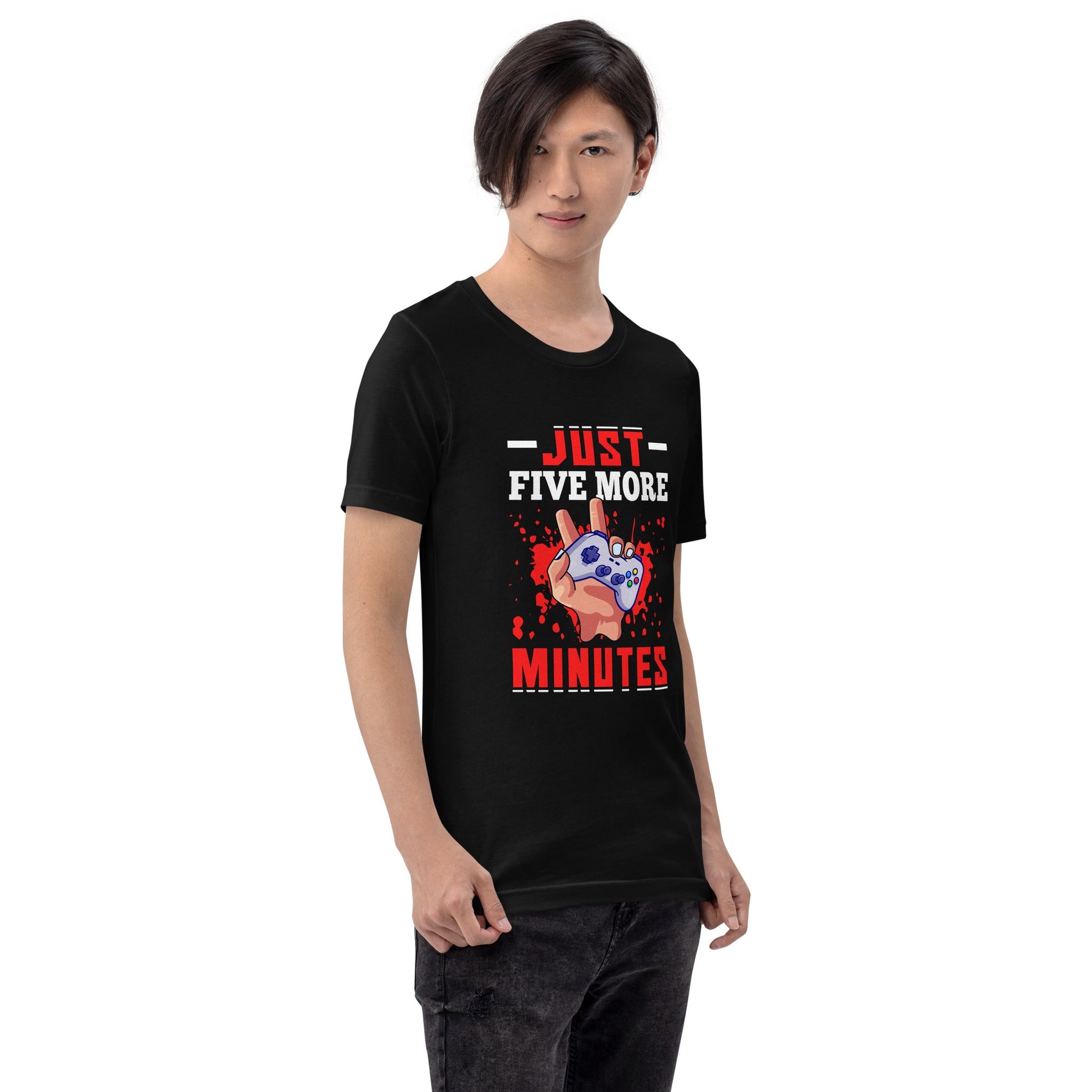 Just 5 more Minutes Rima - Unisex t-shirt by DarkByteGear