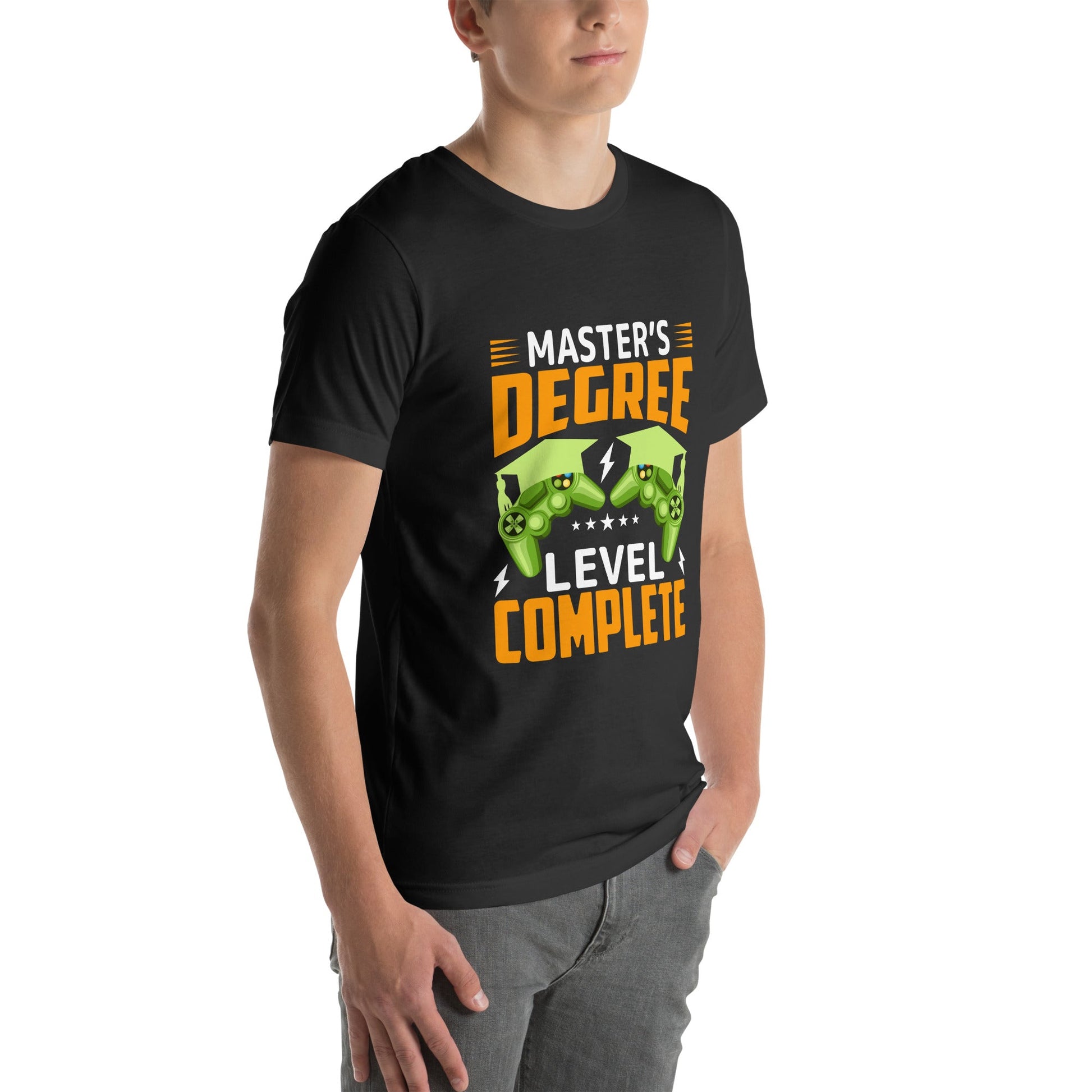 Master Degree Level Complete - Unisex t-shirt by DarkByteGear