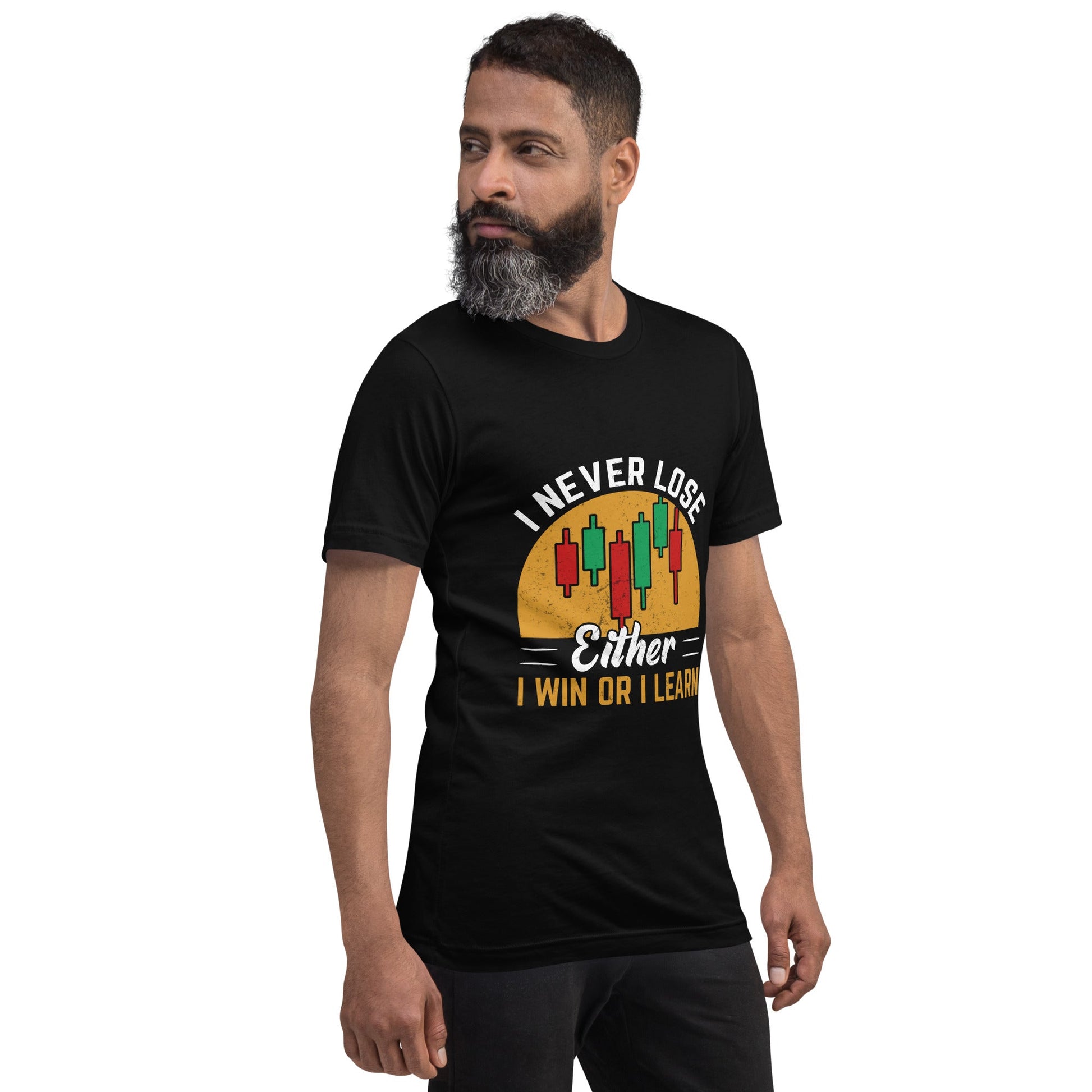 I never Lose: Either I win or I learn V1 - Unisex t-shirt by DarkByteGear