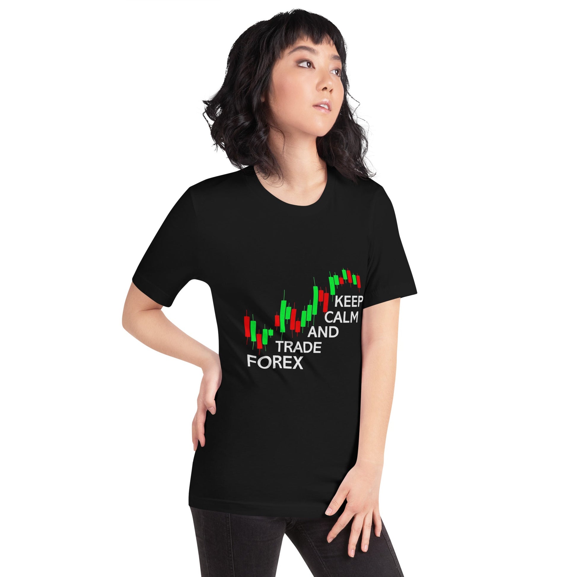 Keep Calm and Trade Forex - Unisex t-shirt by DarkByteGear