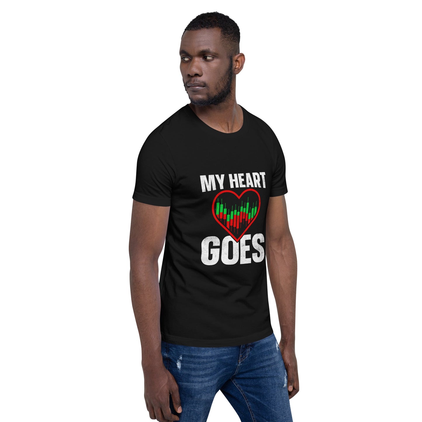 My Heart Goes - Unisex t-shirt by DarkByteGear