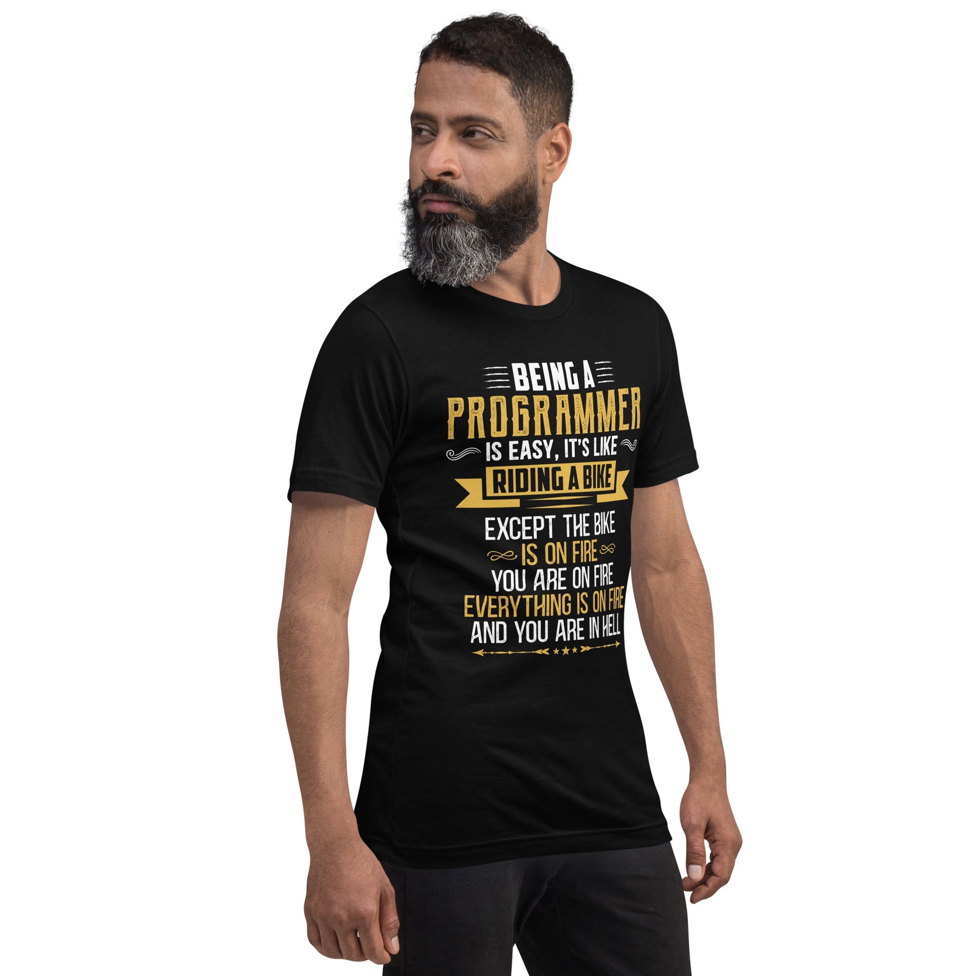 Being a Programmer is easy V2 - Unisex t-shirt by DarkByteGear