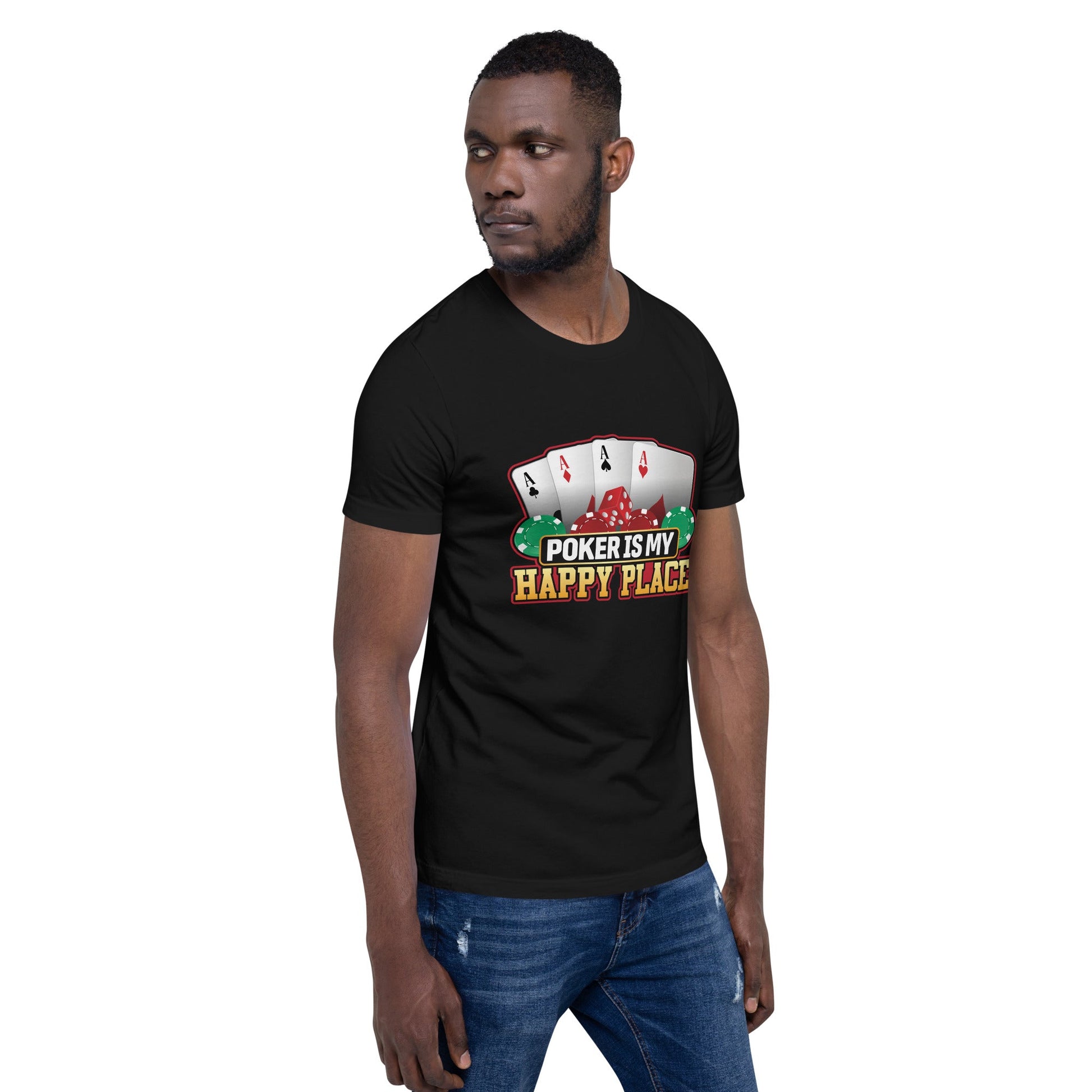 Poker Dad is like a Normal Dad but much Cooler - Unisex t-shirt by DarkByteGear