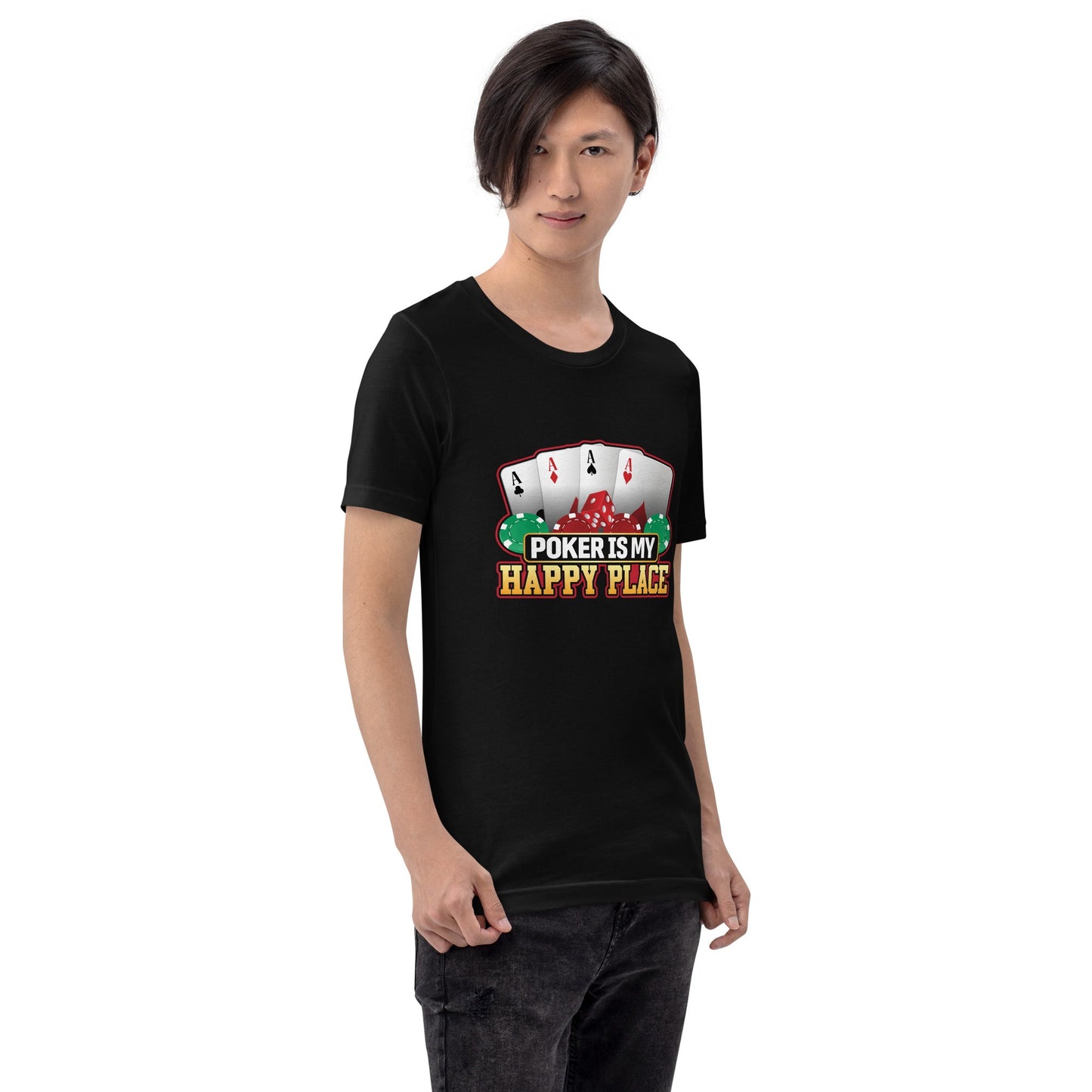 Poker Dad is like a Normal Dad but much Cooler - Unisex t-shirt by DarkByteGear