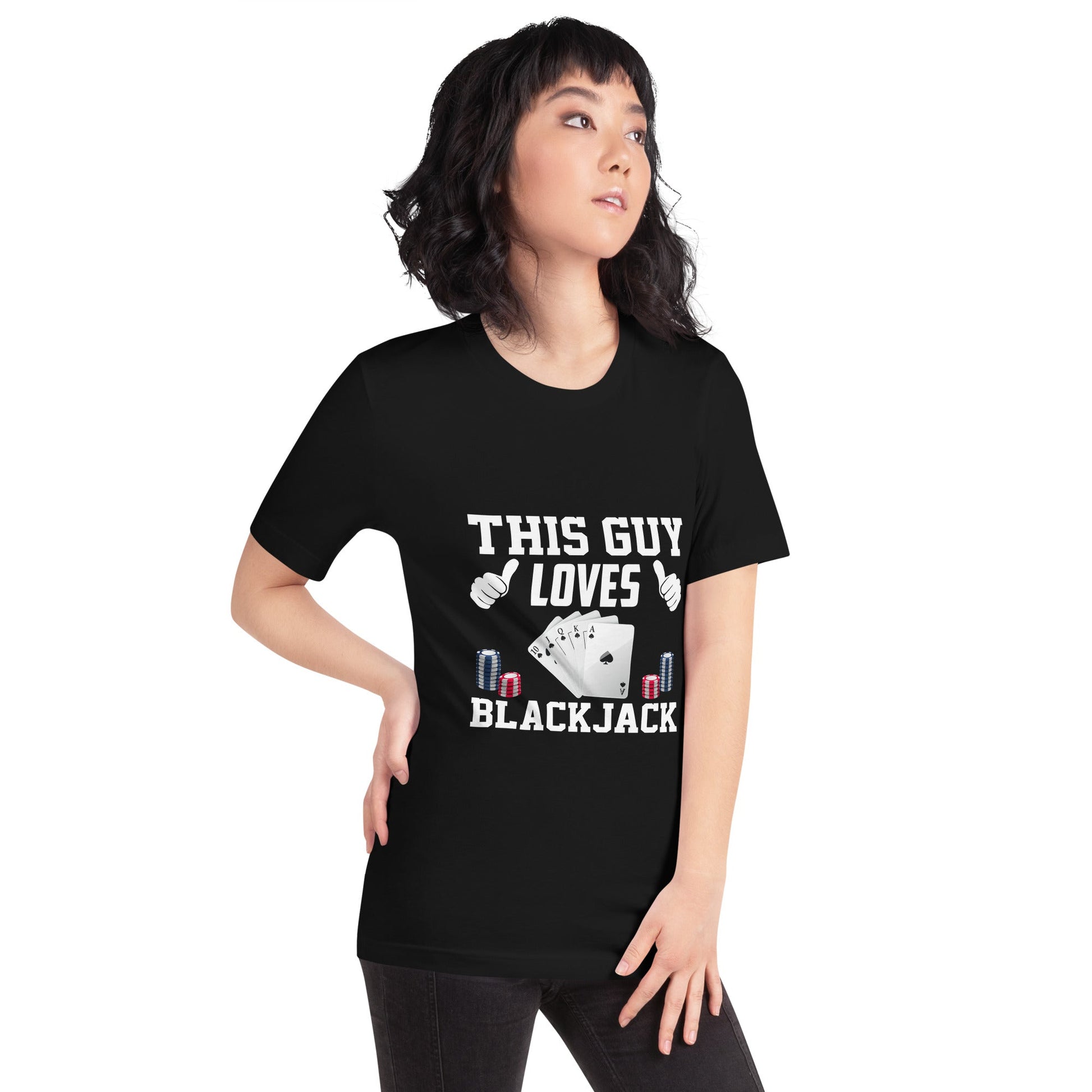 This Guy Loves Black Jack - Unisex t-shirt by DarkByteGear