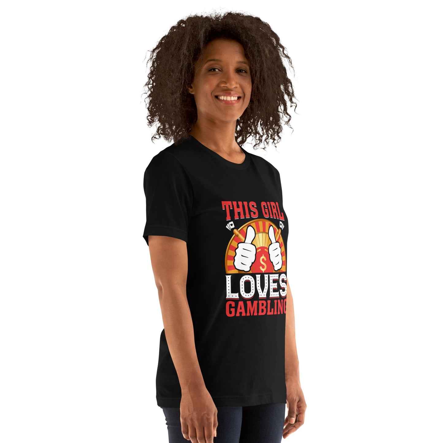 This Girl Loves Gambling - Unisex t-shirt by DarkByteGear