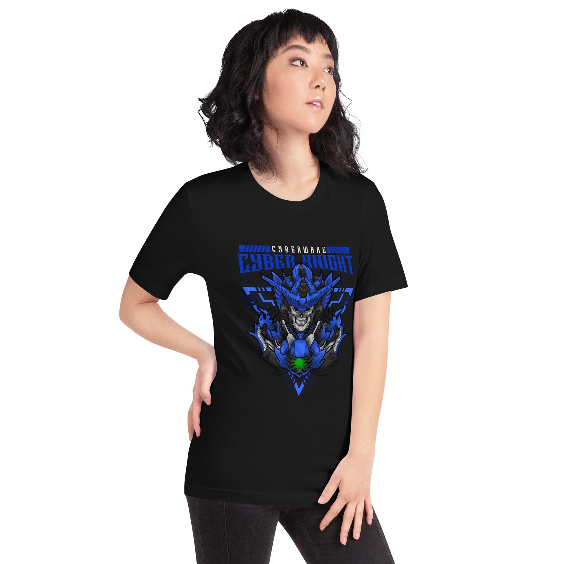CyberWare Cyber knight - Unisex t-shirt by DarkByteGear