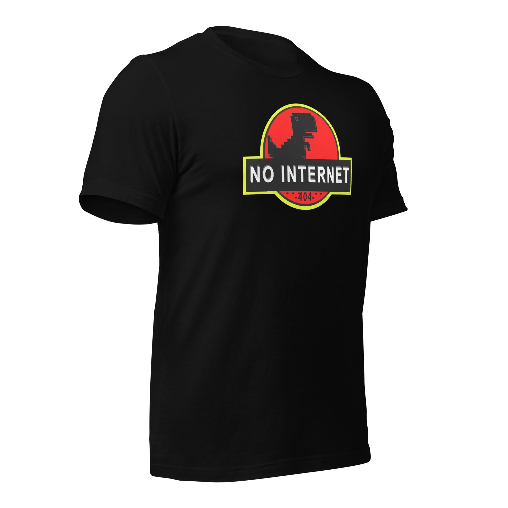 No internet 404 - Unisex t-shirt by DarkByteGear