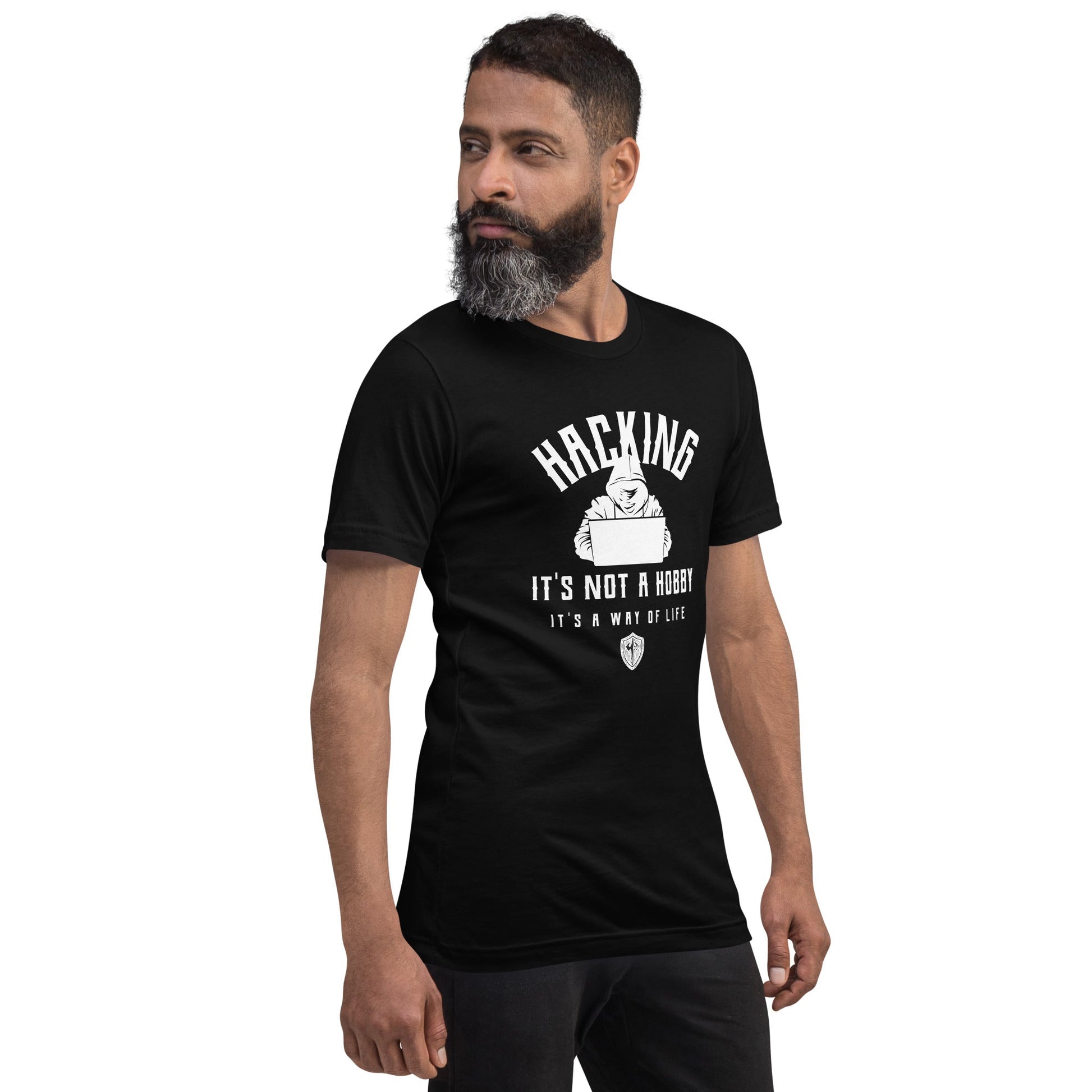 Hacking: It's not a hobby; it's a way of life - Unisex t-shirt by DarkByteGear