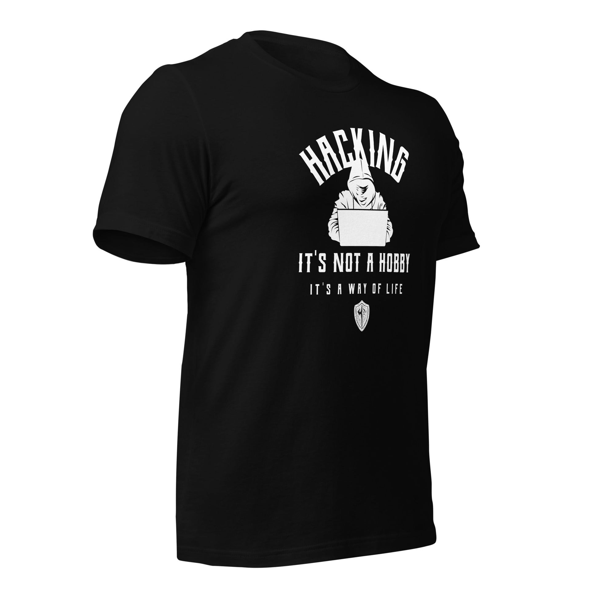 Hacking: It's not a hobby; it's a way of life - Unisex t-shirt by DarkByteGear
