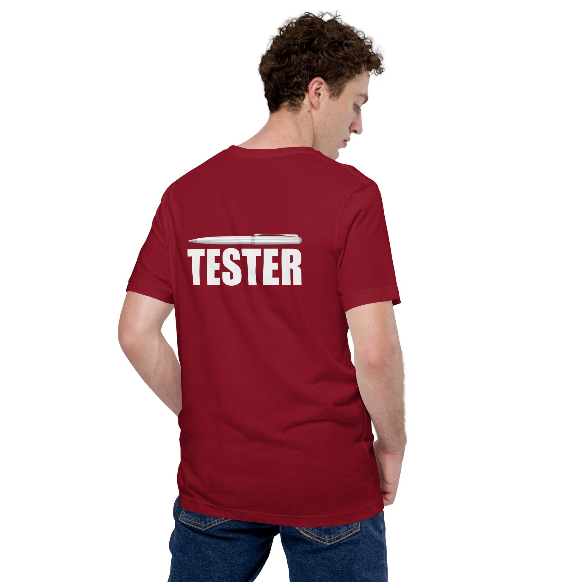 Pentester V2 - Unisex t-shirt ( Back Print ) by DarkByteGear