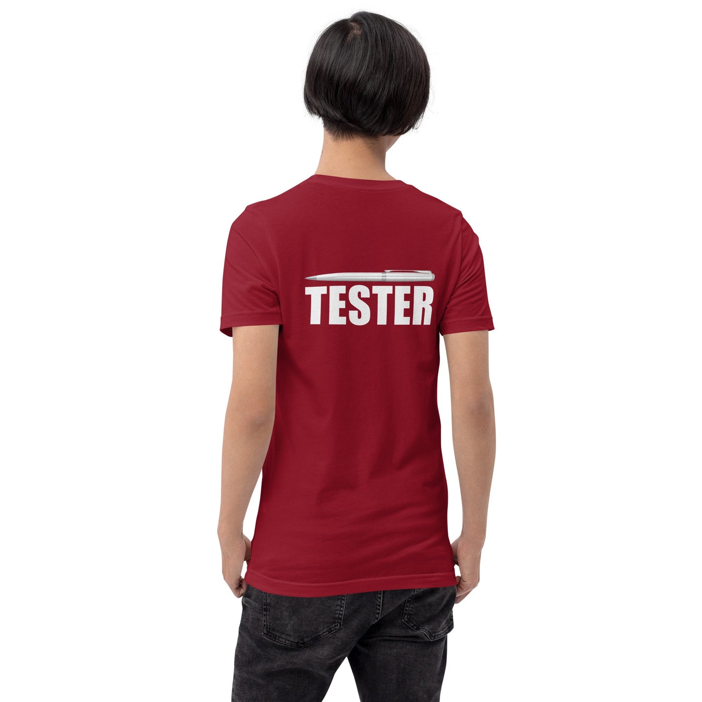 Pentester V2 - Unisex t-shirt ( Back Print ) by DarkByteGear