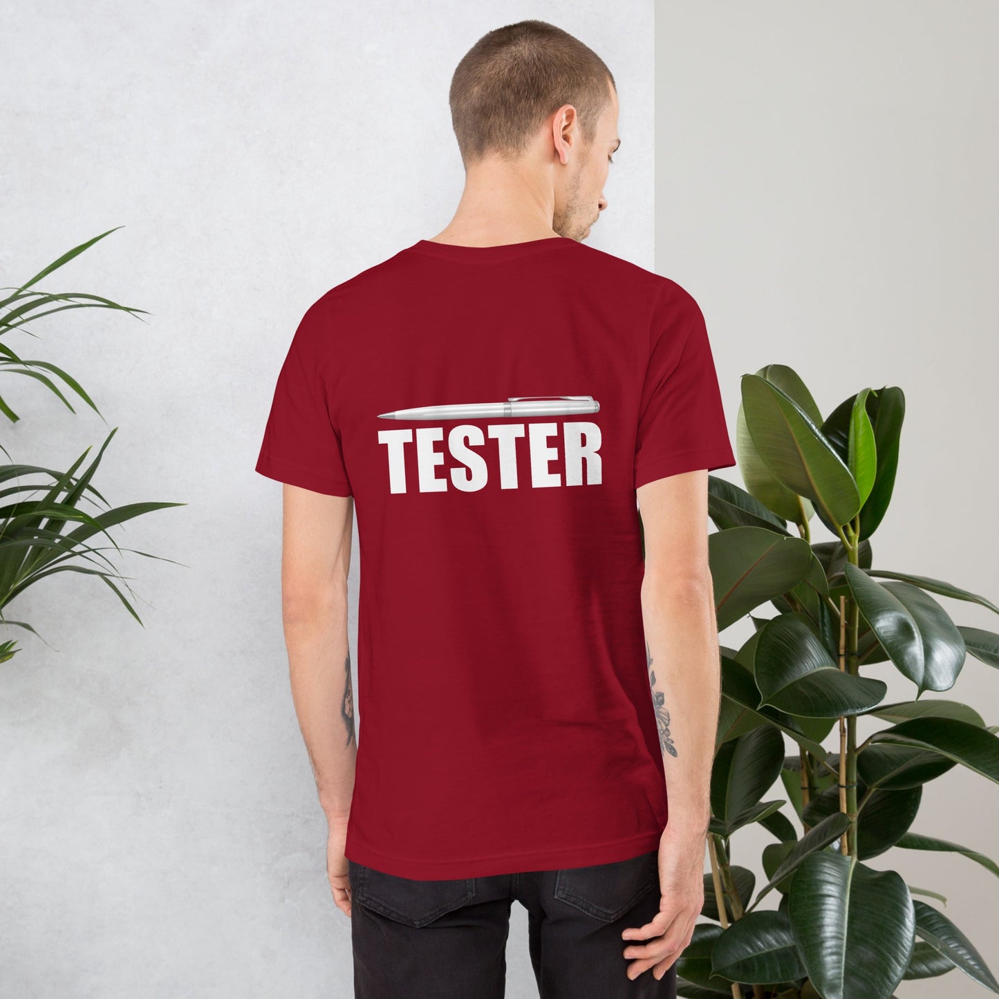 Pentester V2 - Unisex t-shirt ( Back Print ) by DarkByteGear