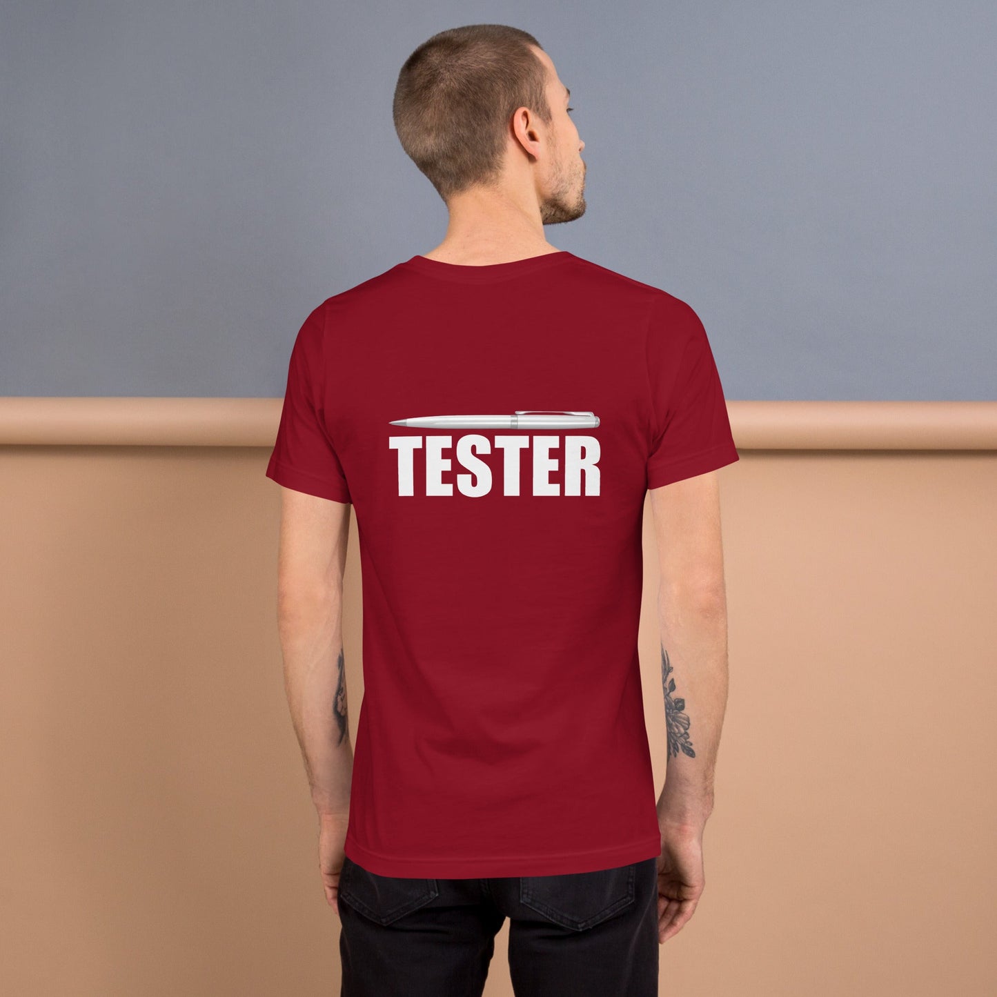 Pentester V2 - Unisex t-shirt ( Back Print ) by DarkByteGear