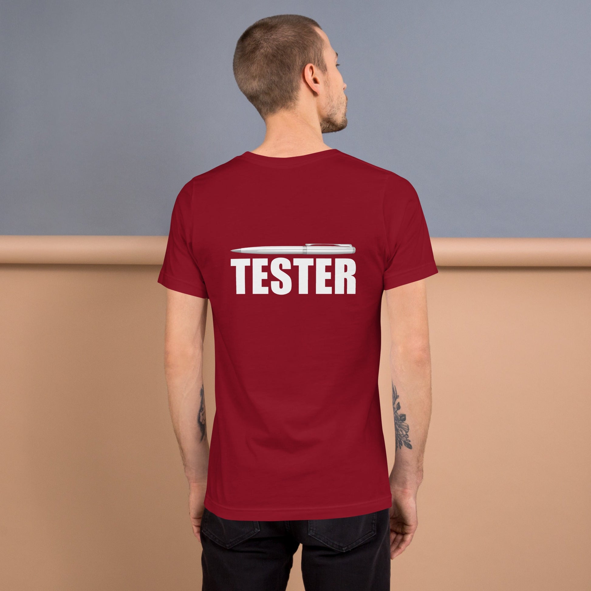 Pentester V2 - Unisex t-shirt ( Back Print ) by DarkByteGear