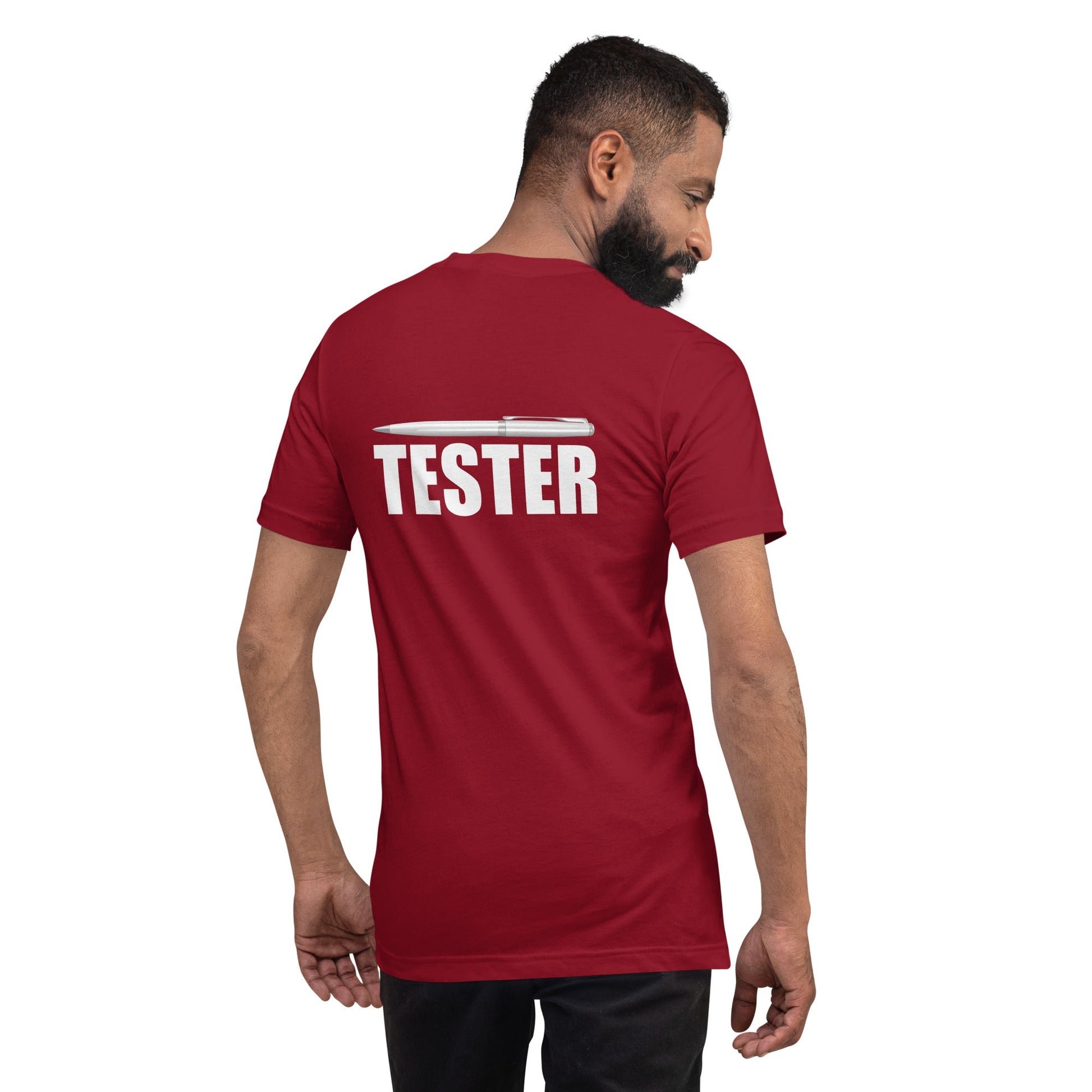 Pentester V2 - Unisex t-shirt ( Back Print ) by DarkByteGear