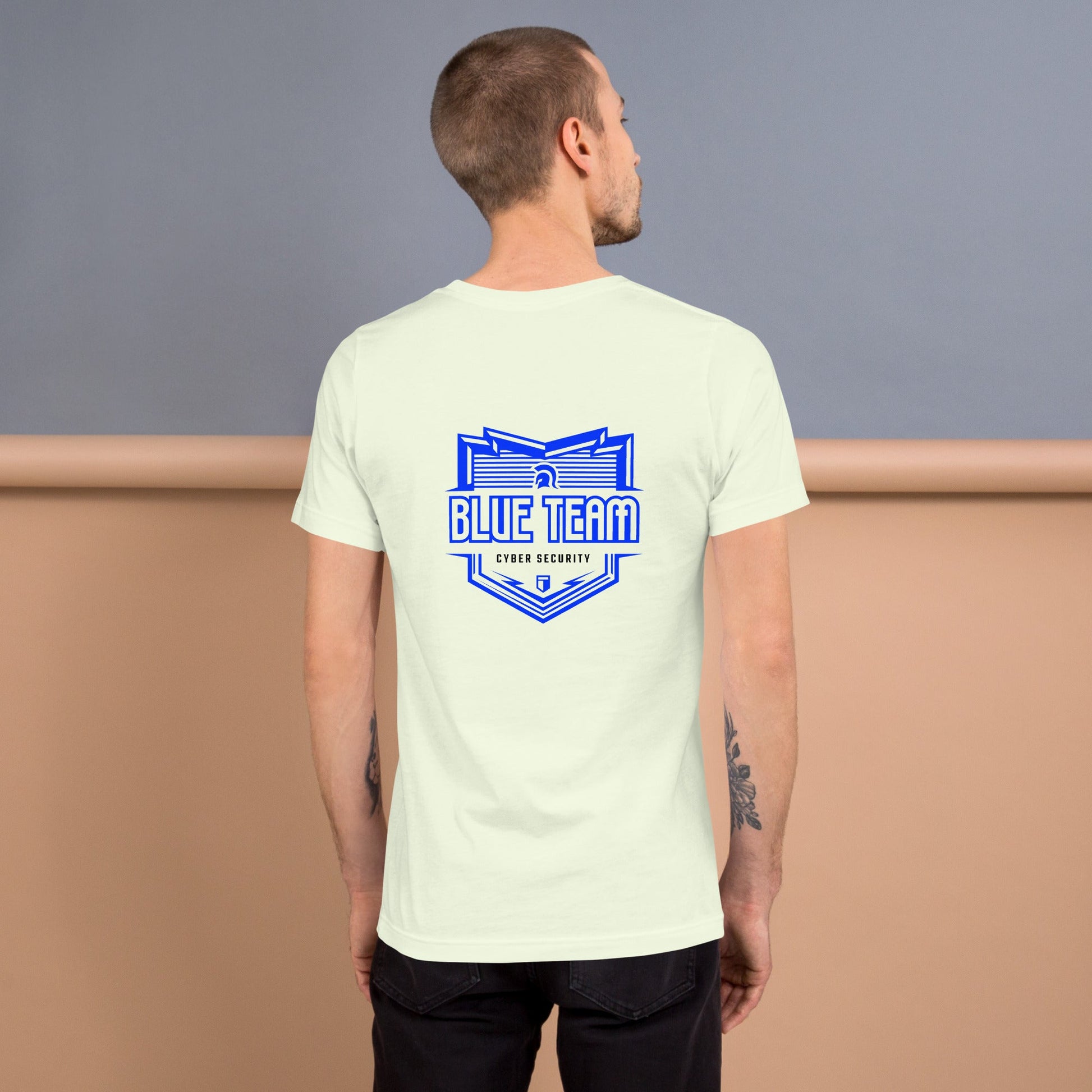 Cyber Security Blue Team 16 - Unisex t-shirt ( Back Print ) by DarkByteGear