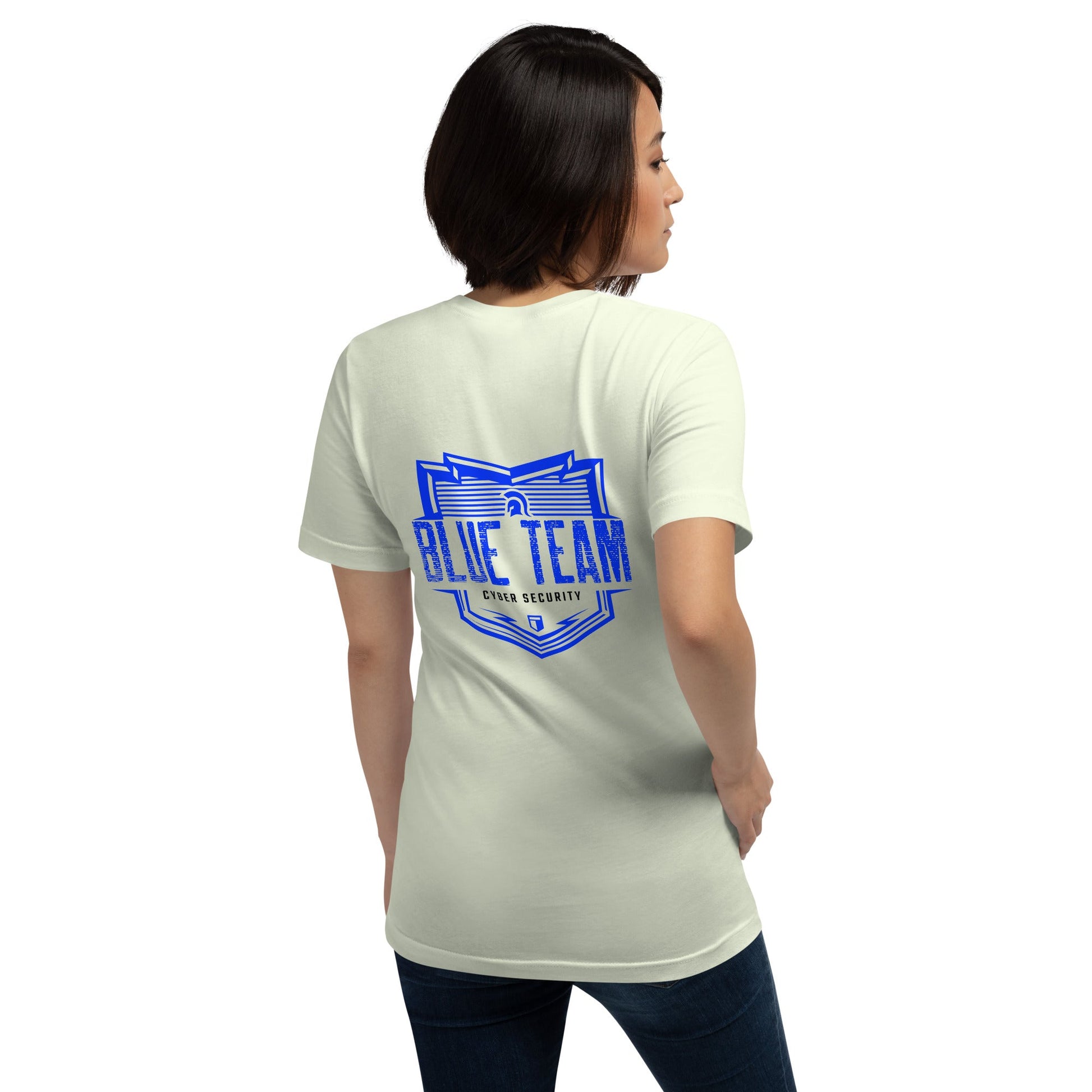 Cyber Security Blue Team V13 - Unisex t-shirt ( Back Print ) by DarkByteGear