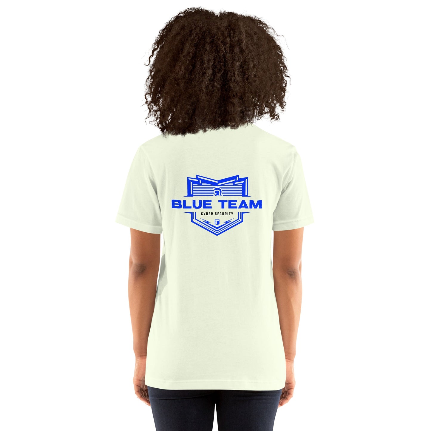 Cyber Security Blue Team V14 - Unisex t-shirt ( Back Print ) by DarkByteGear