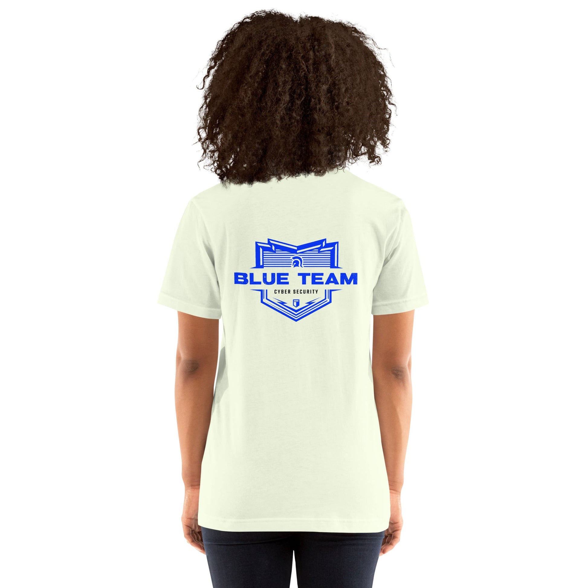 Cyber Security Blue Team V14 - Unisex t-shirt ( Back Print ) by DarkByteGear