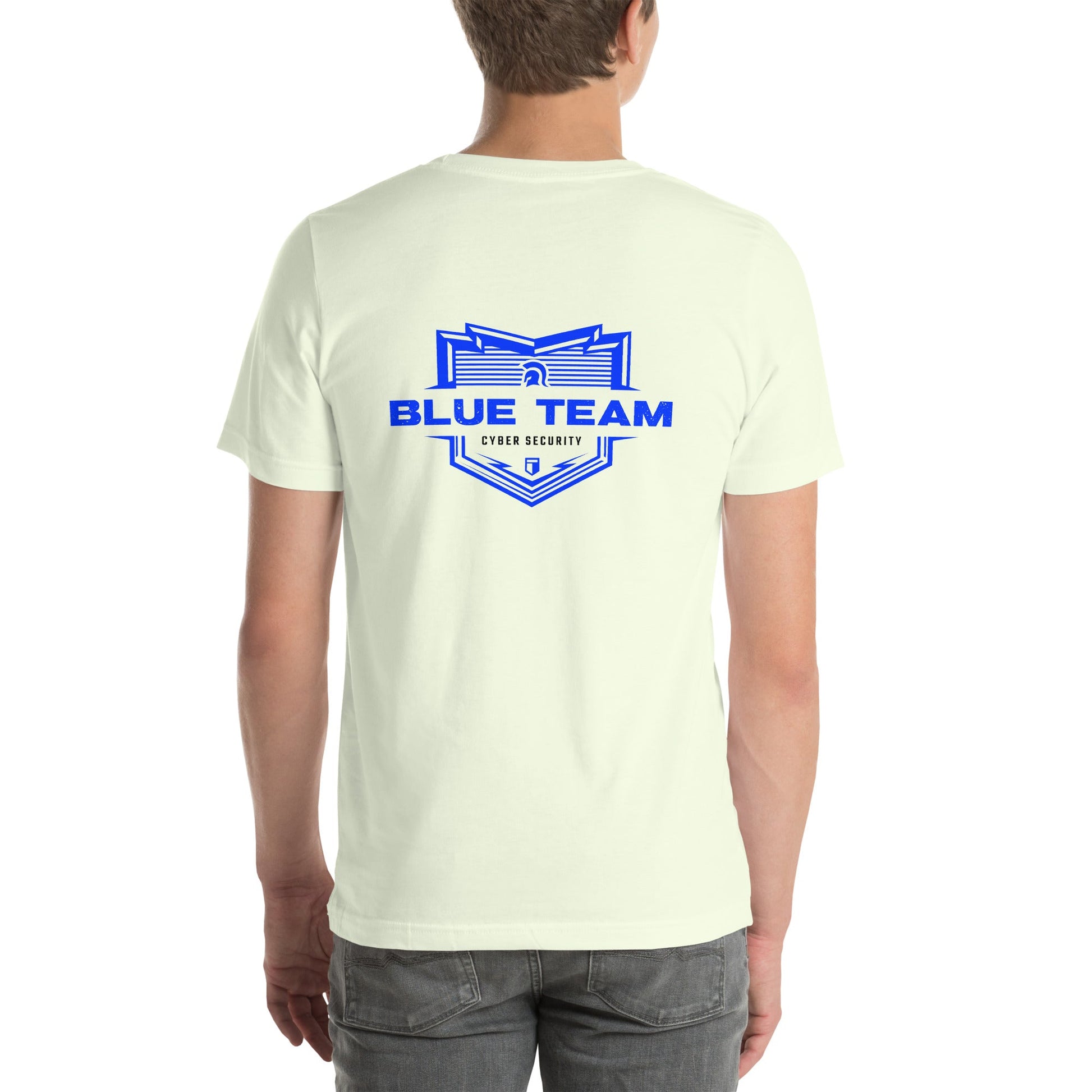 Cyber Security Blue Team V14 - Unisex t-shirt ( Back Print ) by DarkByteGear