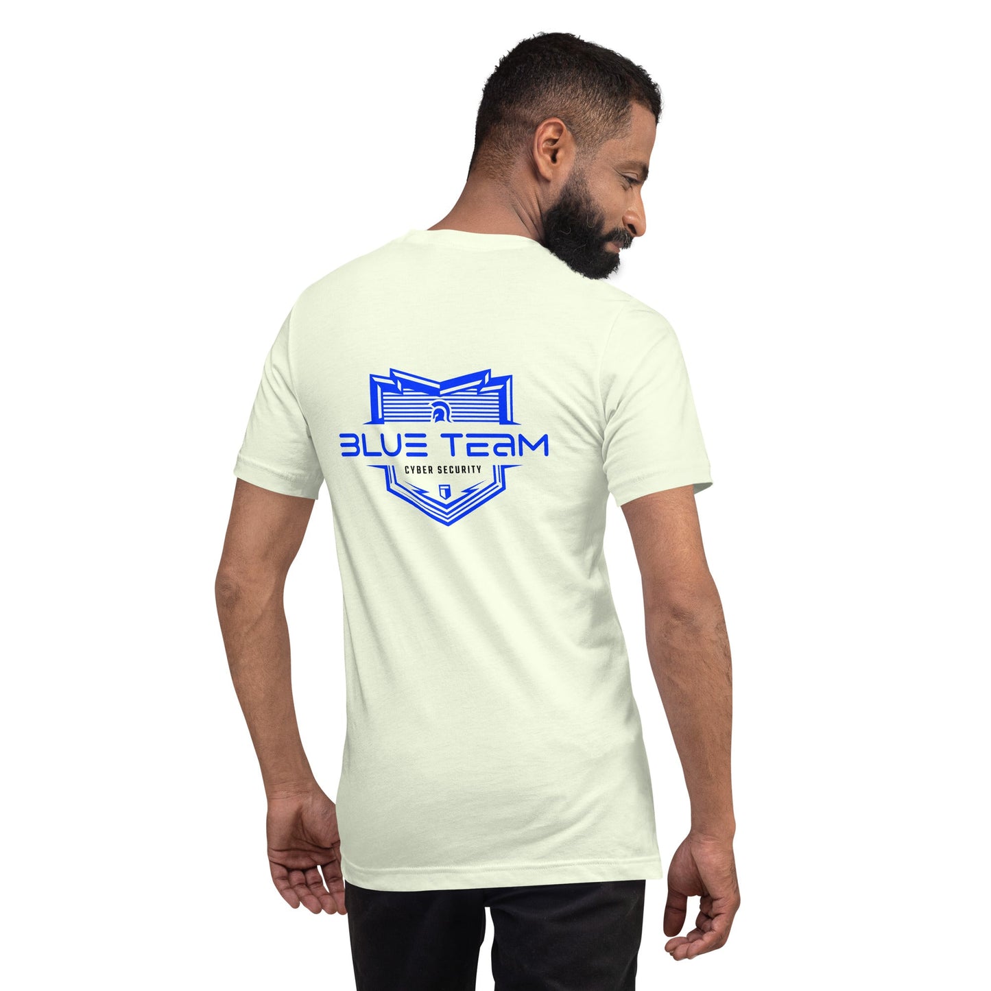 Cyber Security Blue Team V15 - Unisex t-shirt ( Back Print ) by DarkByteGear
