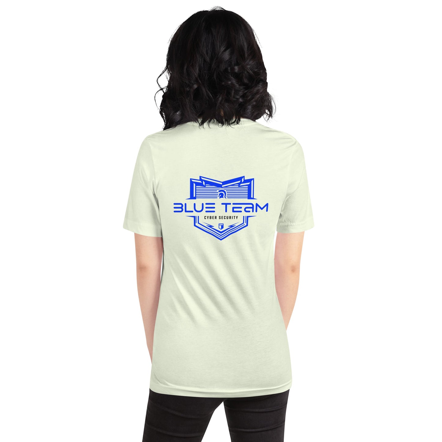 Cyber Security Blue Team V15 - Unisex t-shirt ( Back Print ) by DarkByteGear