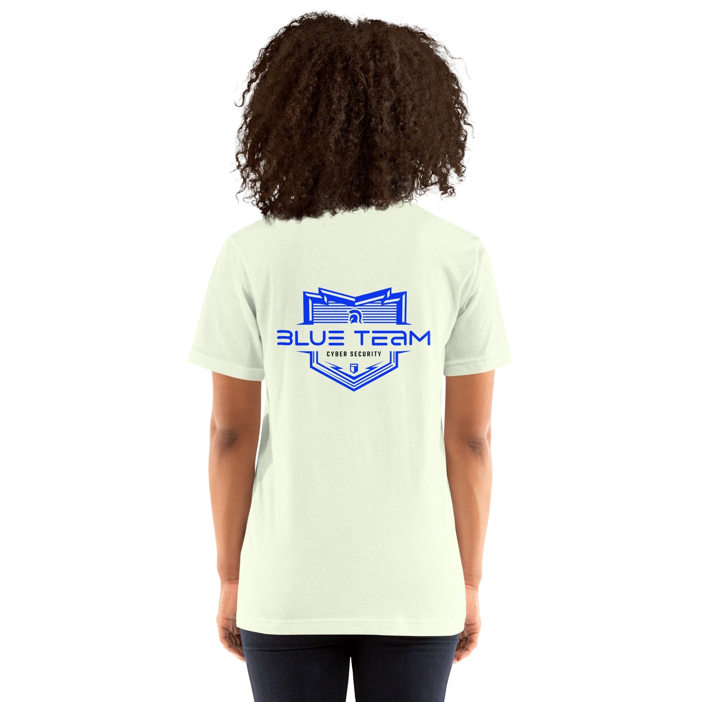 Cyber Security Blue Team V15 - Unisex t-shirt ( Back Print ) by DarkByteGear