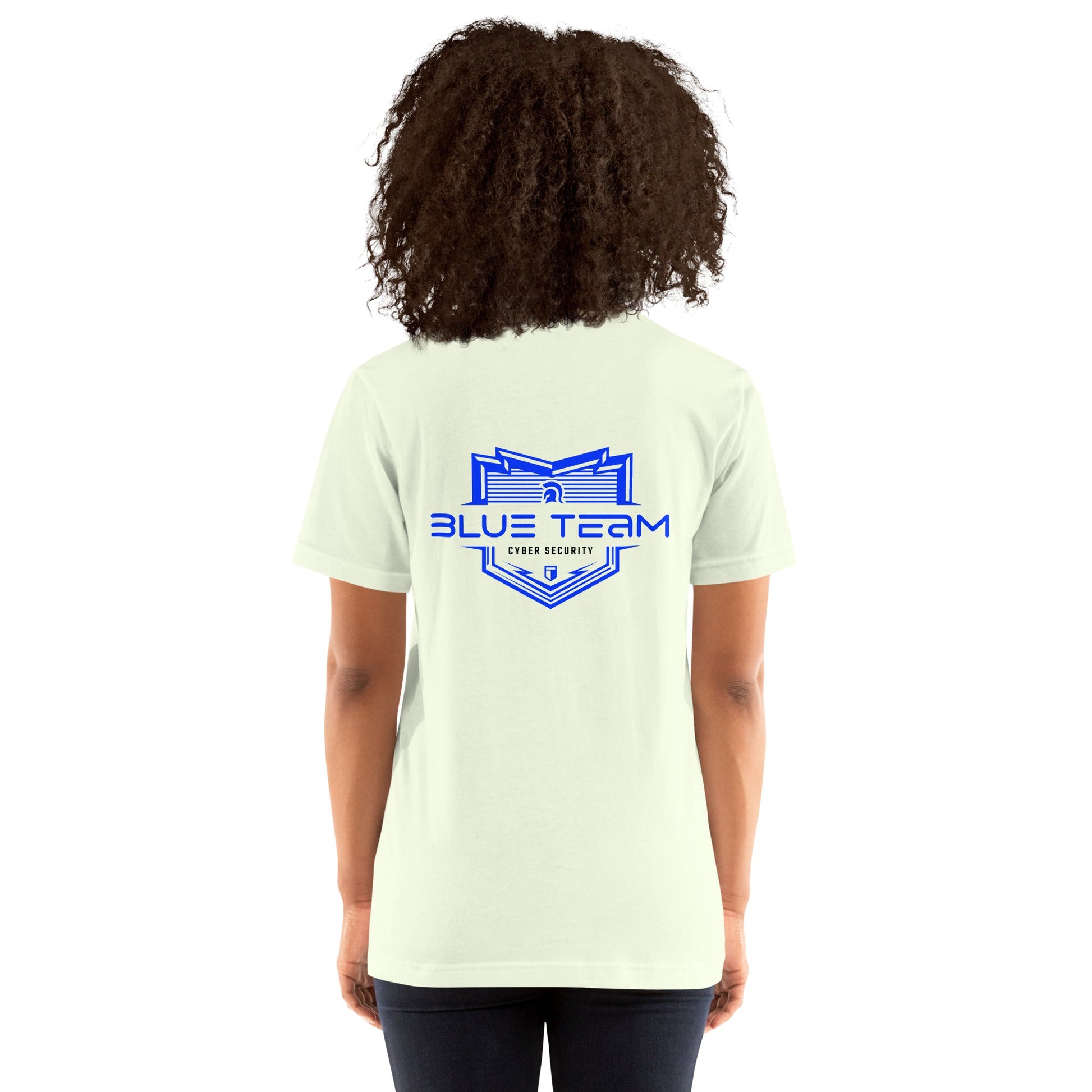 Cyber Security Blue Team V15 - Unisex t-shirt ( Back Print ) by DarkByteGear