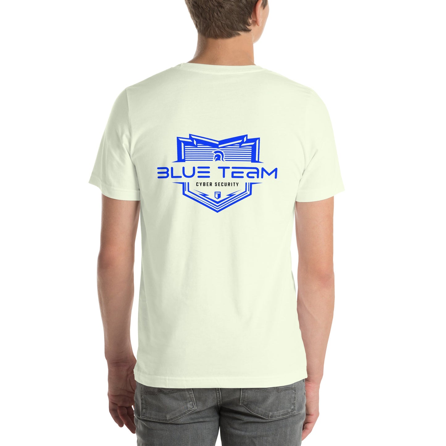 Cyber Security Blue Team V15 - Unisex t-shirt ( Back Print ) by DarkByteGear