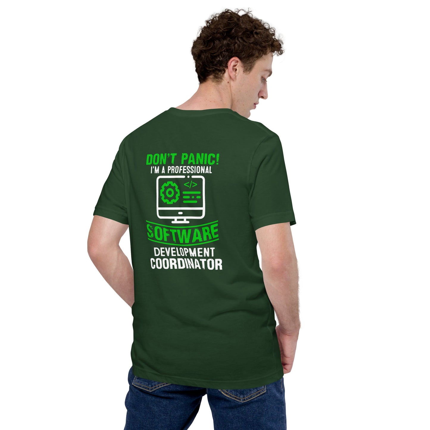 Don't Panic, I am a Professional - Unisex t-shirt by DarkByteGear
