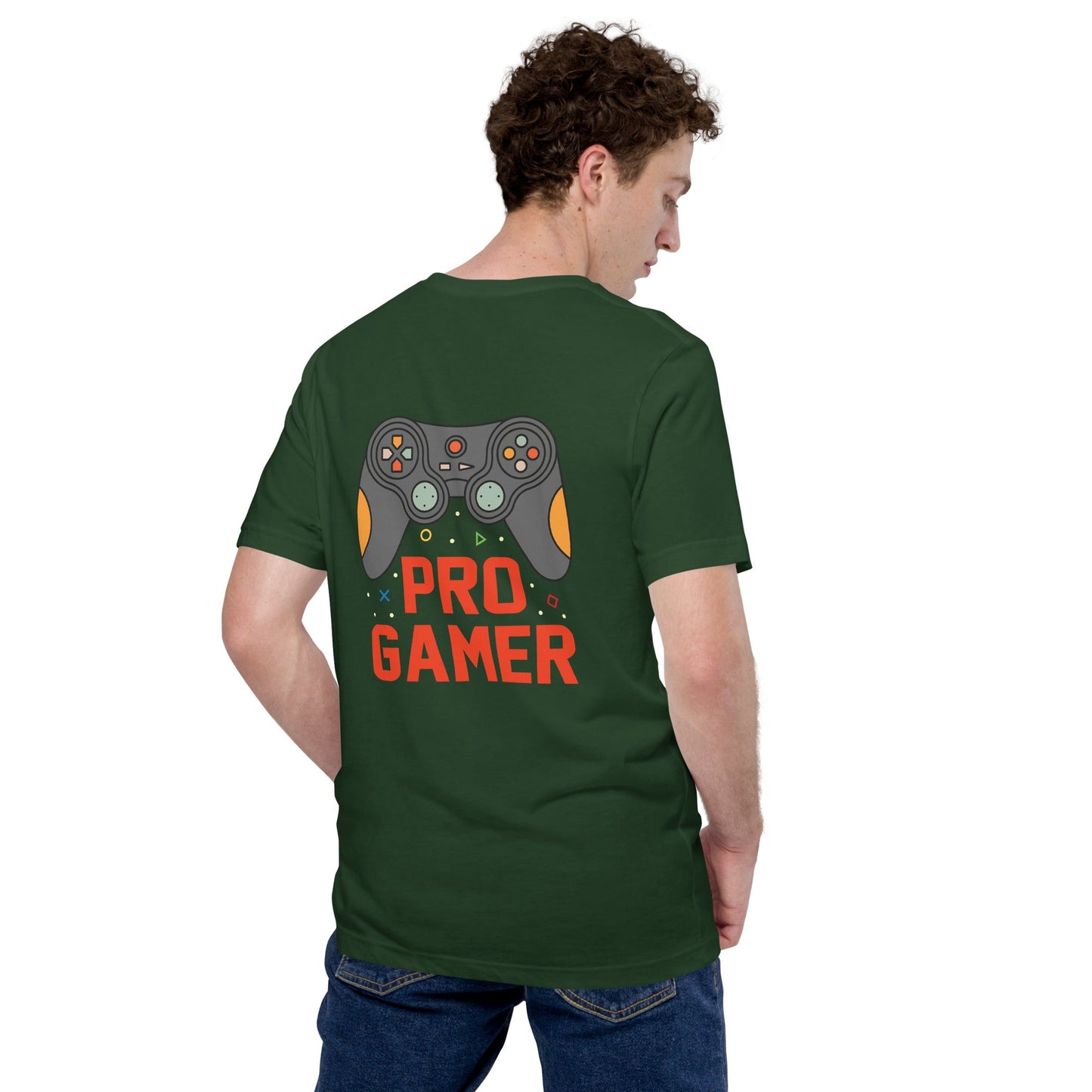 Pro-Gamer - Unisex t-shirt ( Back Print ) by DarkByteGear