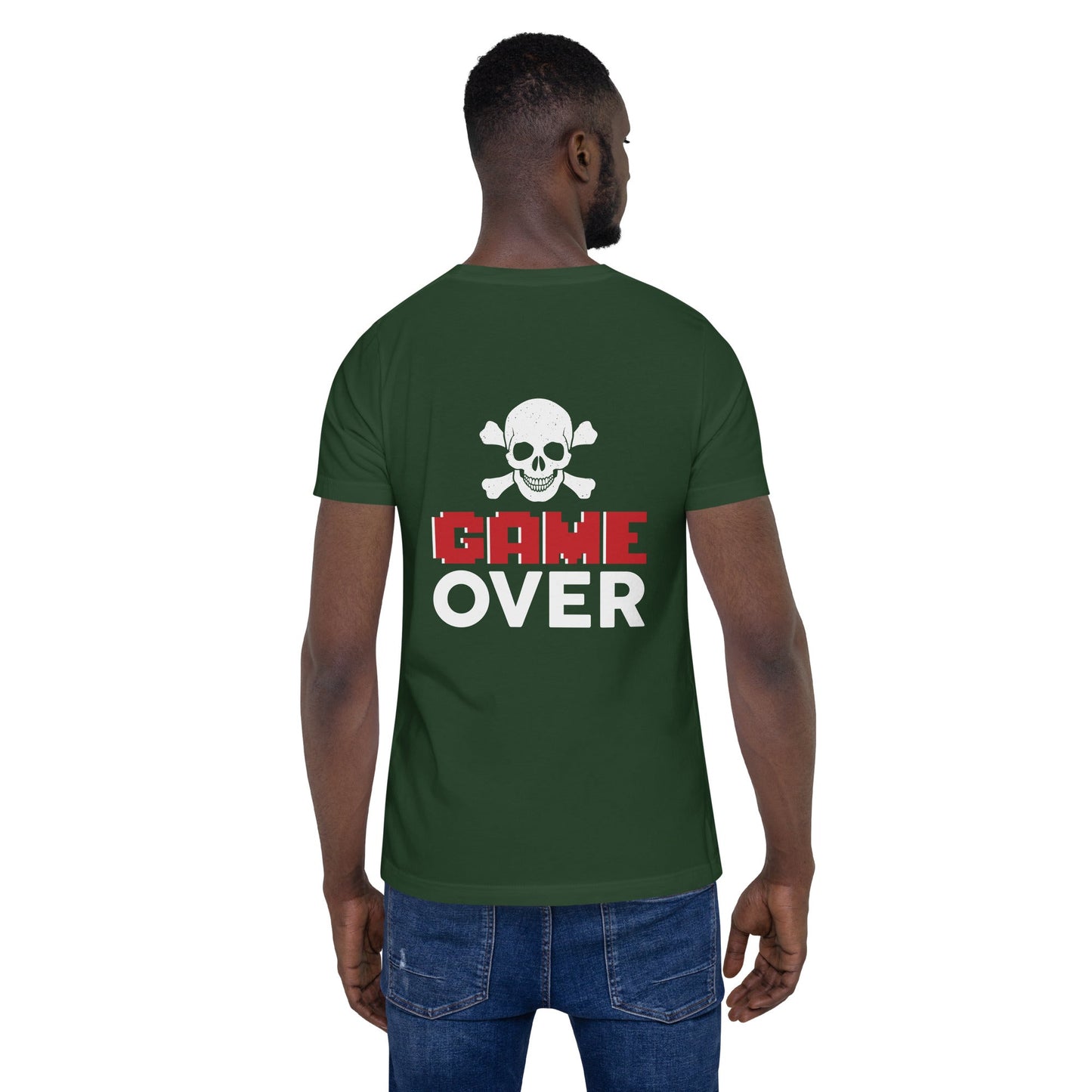 Game Over - Unisex t-shirt ( Back Print ) by DarkByteGear