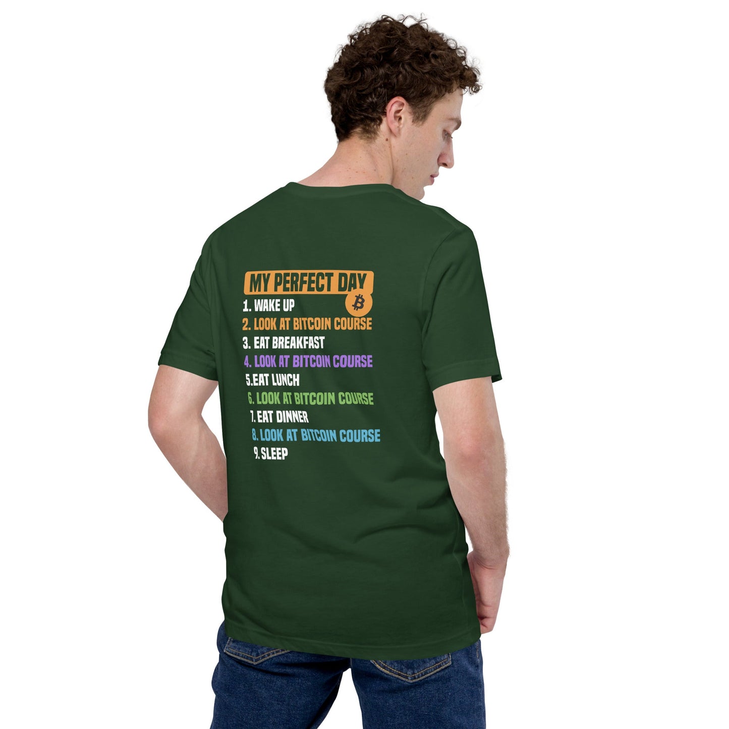 My Perfect Day - Unisex t-shirt ( Back Print ) by DarkByteGear