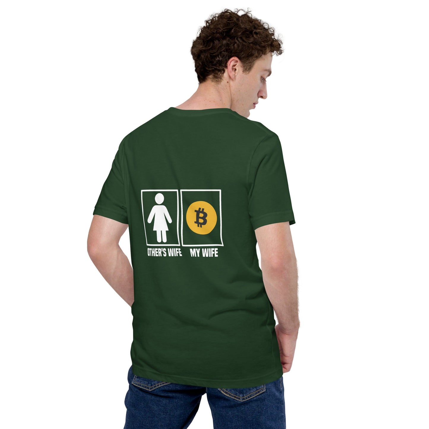Other's wife vs My wife Unisex t-shirt ( Back Print ) by DarkByteGear