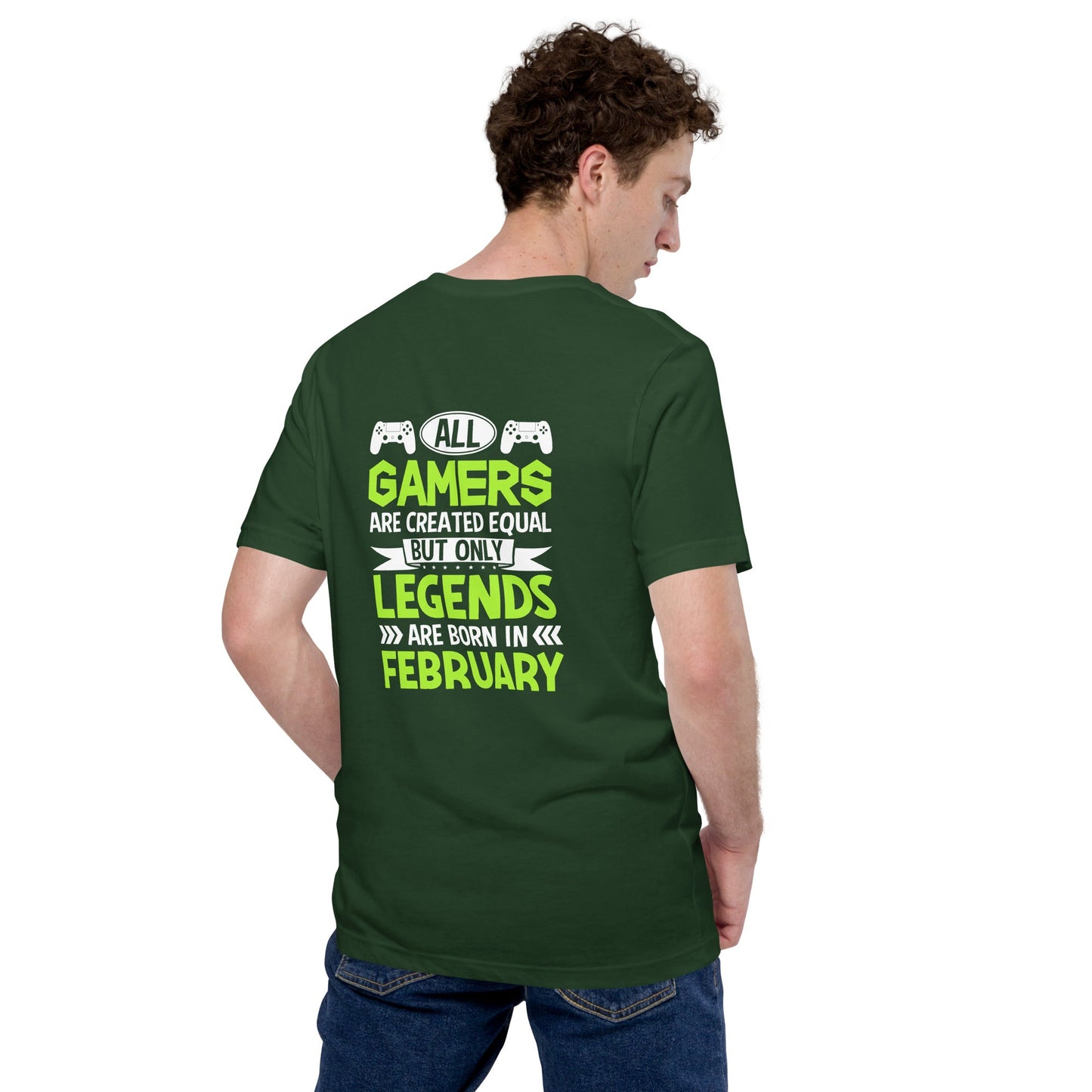 All Gamers are created equal - Unisex t-shirt ( Back Print ) by DarkByteGear