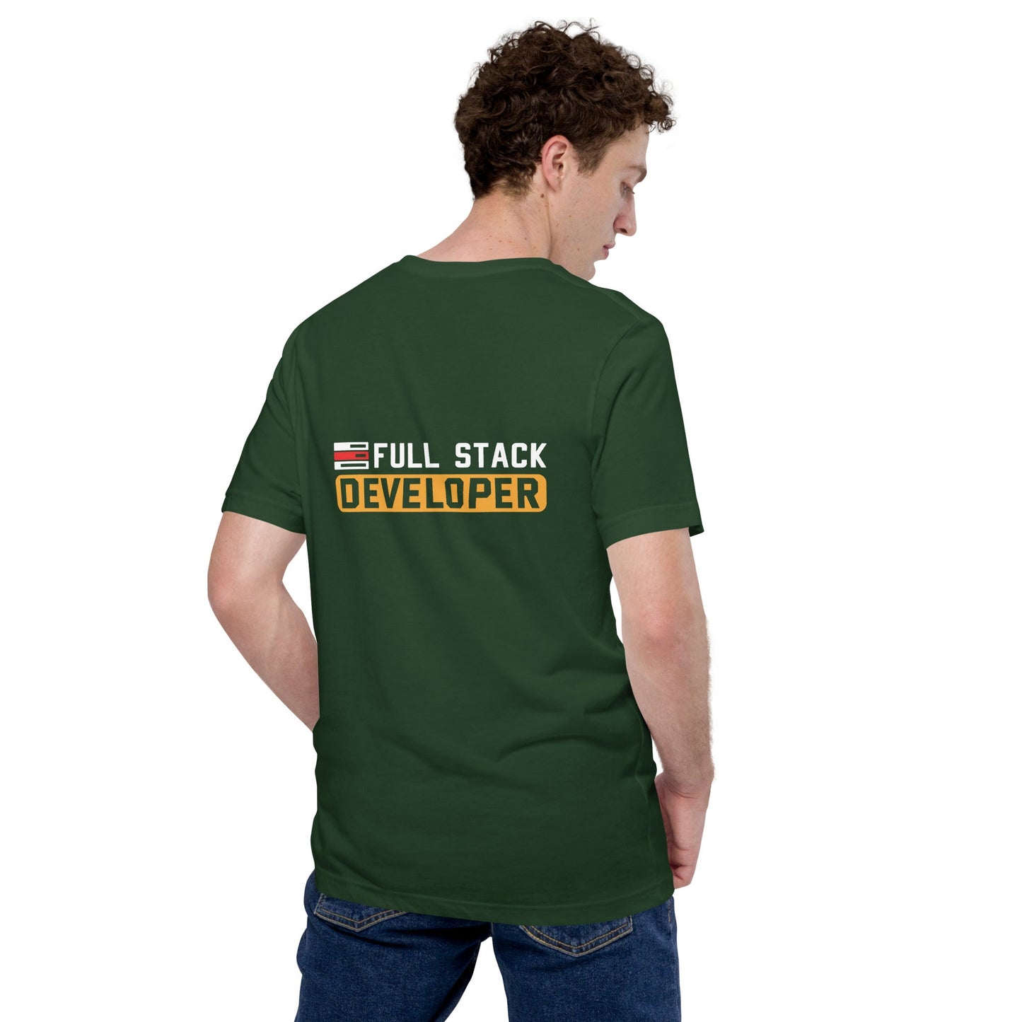 Full stack developer - Unisex t-shirt ( Back Print ) by DarkByteGear