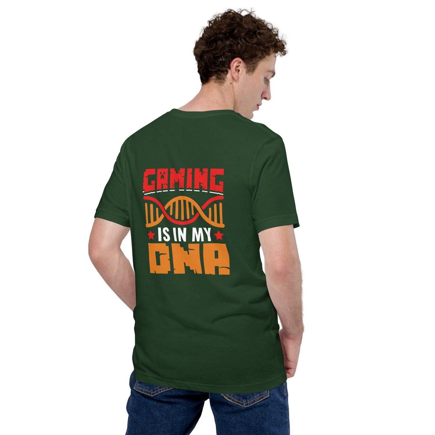 Gaming is in My DNA - Unisex t-shirt ( Back Print ) by DarkByteGear