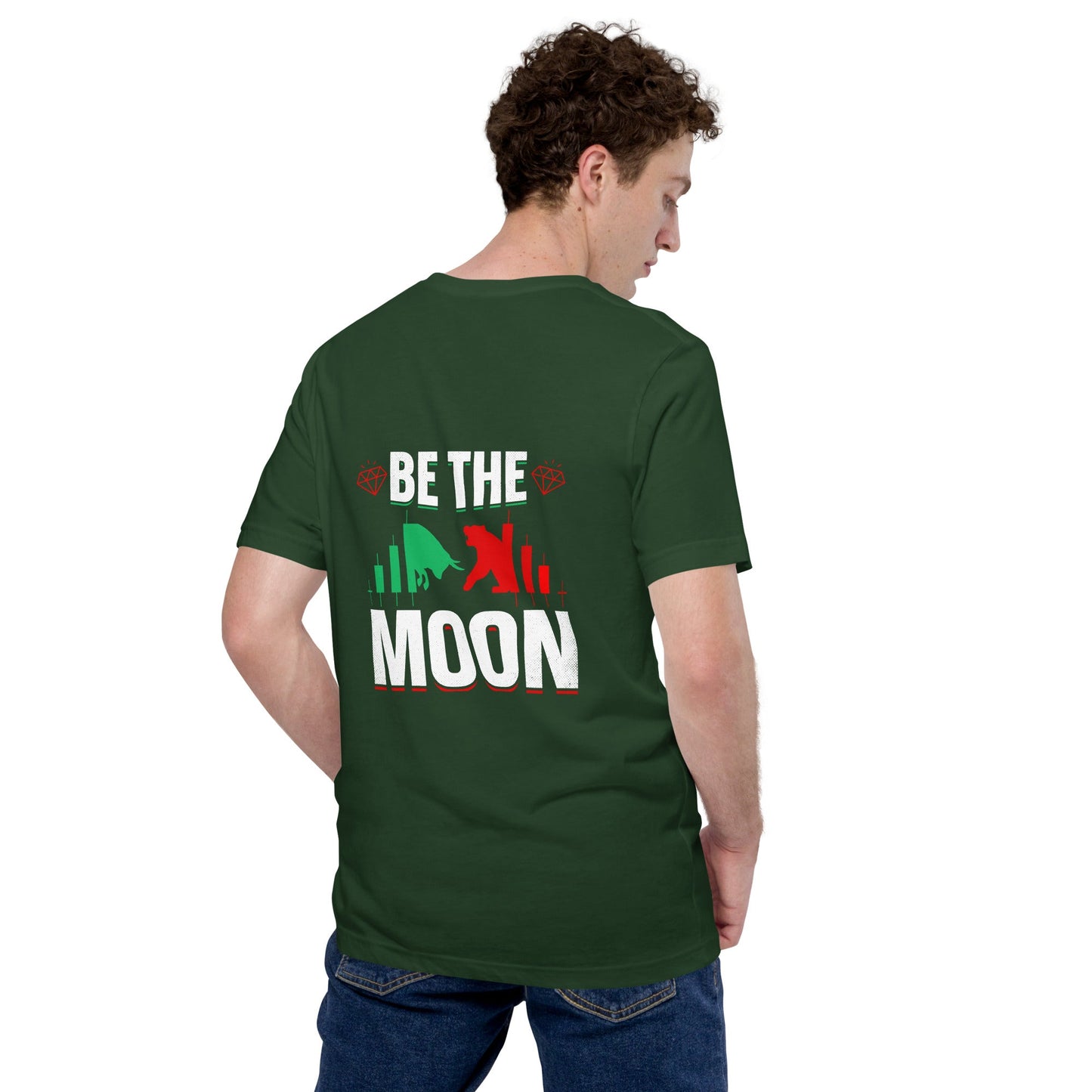 Be the Moon - Unisex t-shirt ( Back Print ) by DarkByteGear