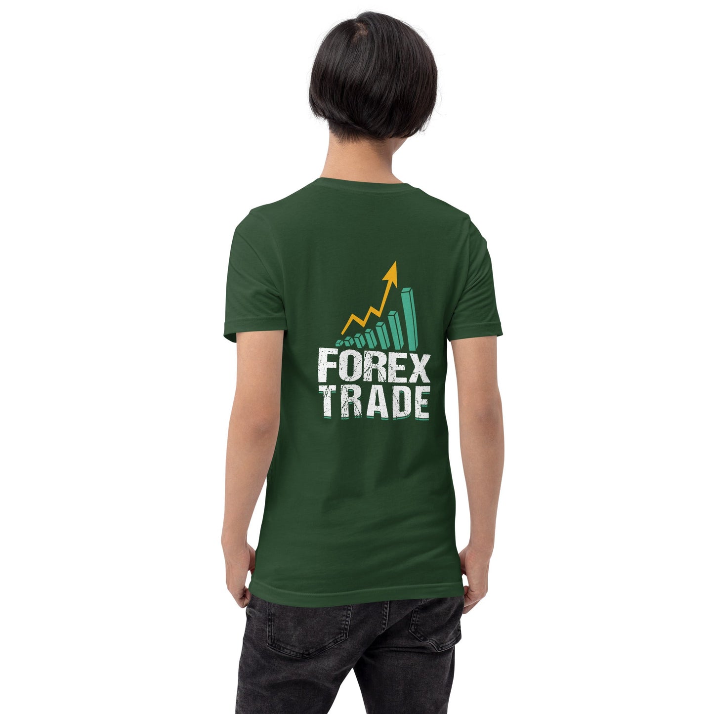 Forex Trading - Unisex t-shirt ( Back Print ) by DarkByteGear