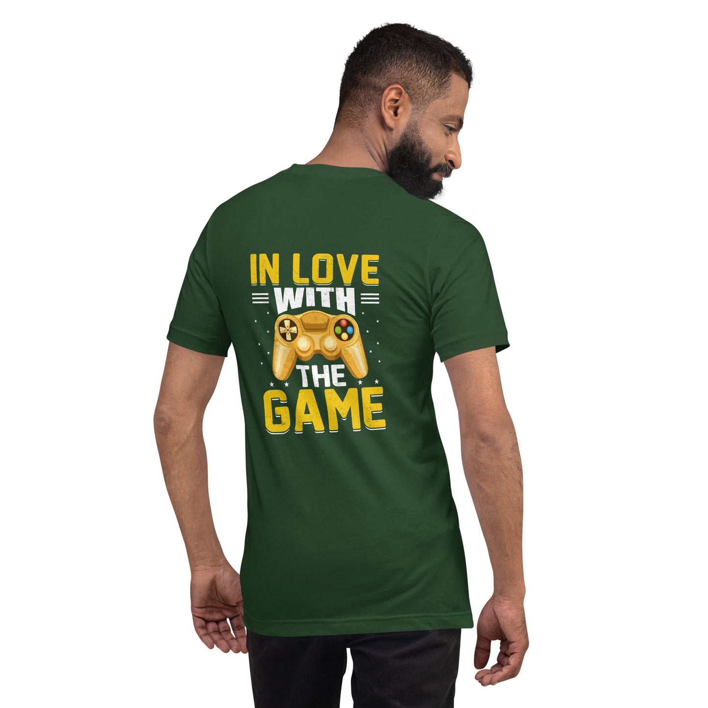 In Love With The Game - Unisex t-shirt ( Back Print ) by DarkByteGear