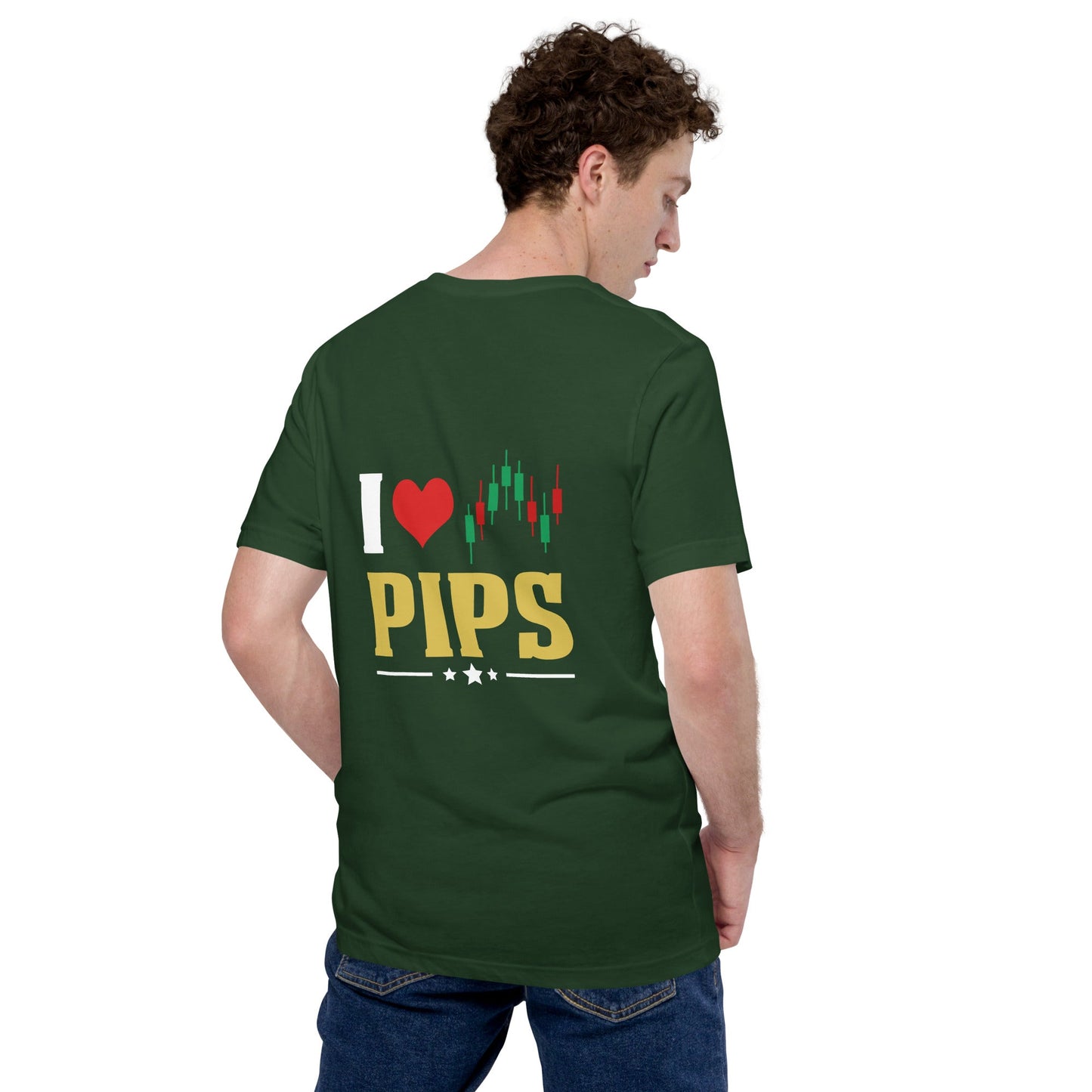 I Love Pips ( MAHFUZ ) - Unisex t-shirt ( Back Print ) by DarkByteGear