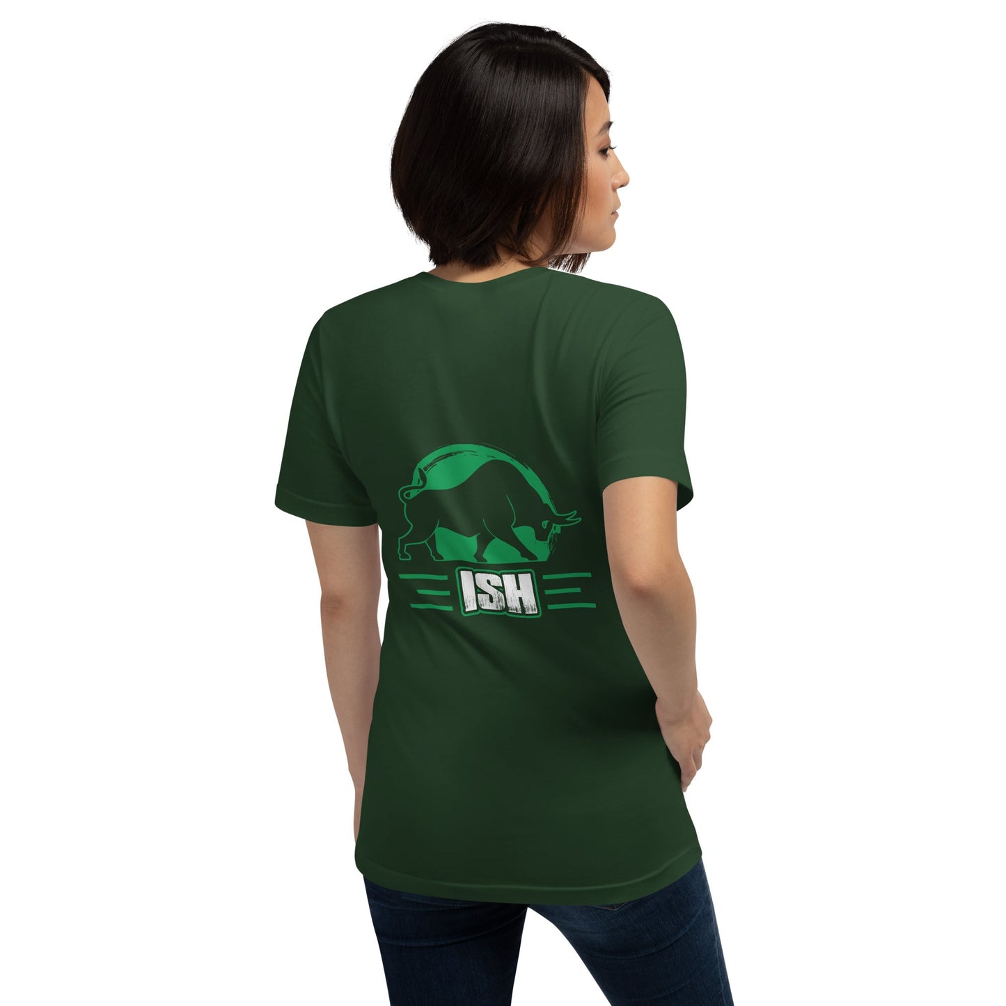 ISH (MAHFUZ) - Unisex t-shirt ( Back Print ) by DarkByteGear