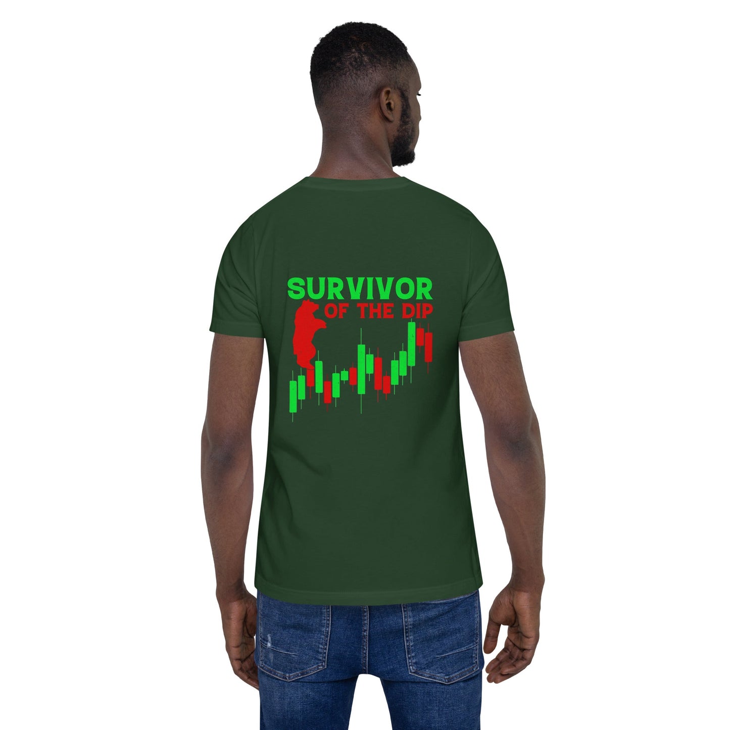 Survivor of the Dip V1 - Unisex t-shirt ( Back Print ) by DarkByteGear
