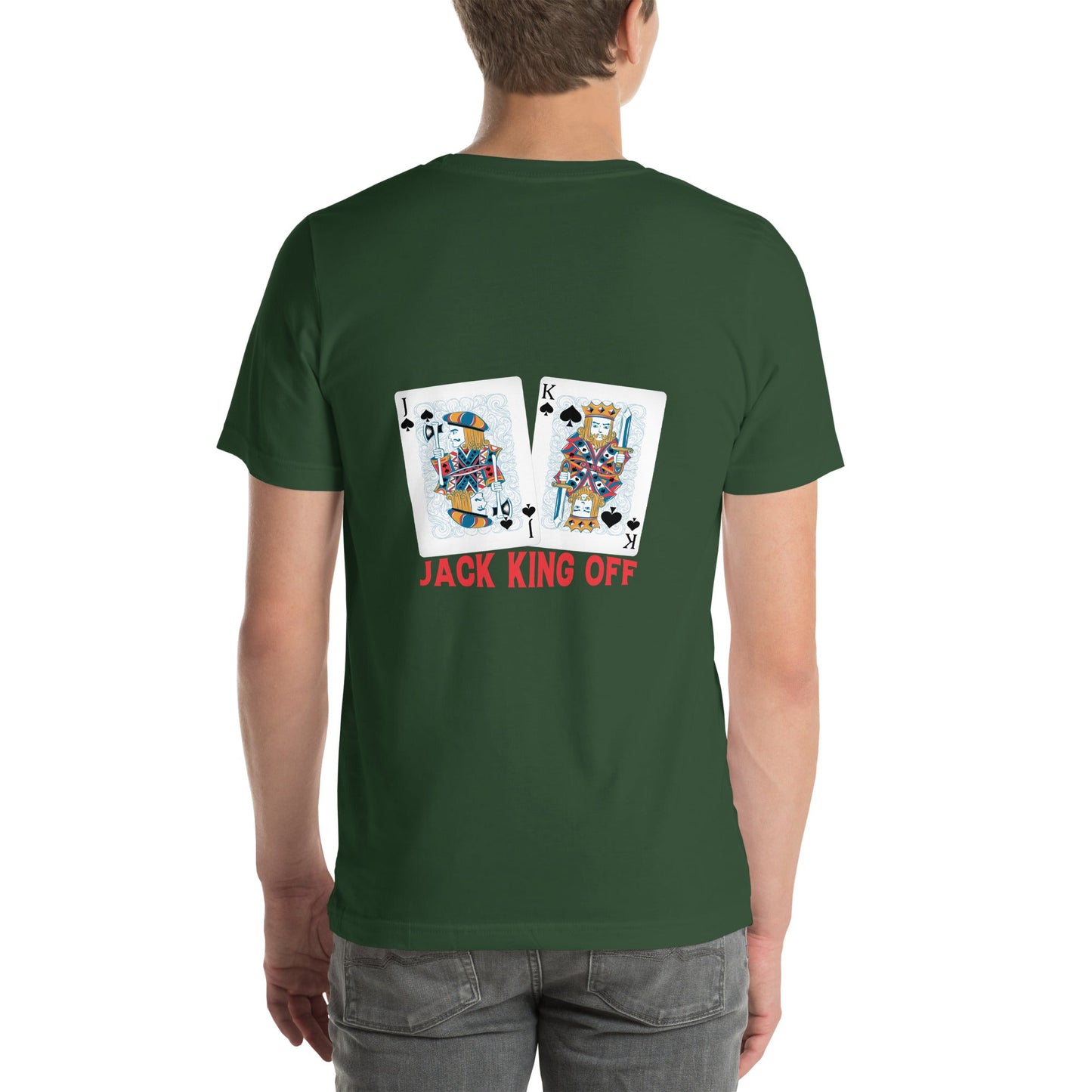 Jack King Off - Unisex t-shirt ( Back Print ) by DarkByteGear