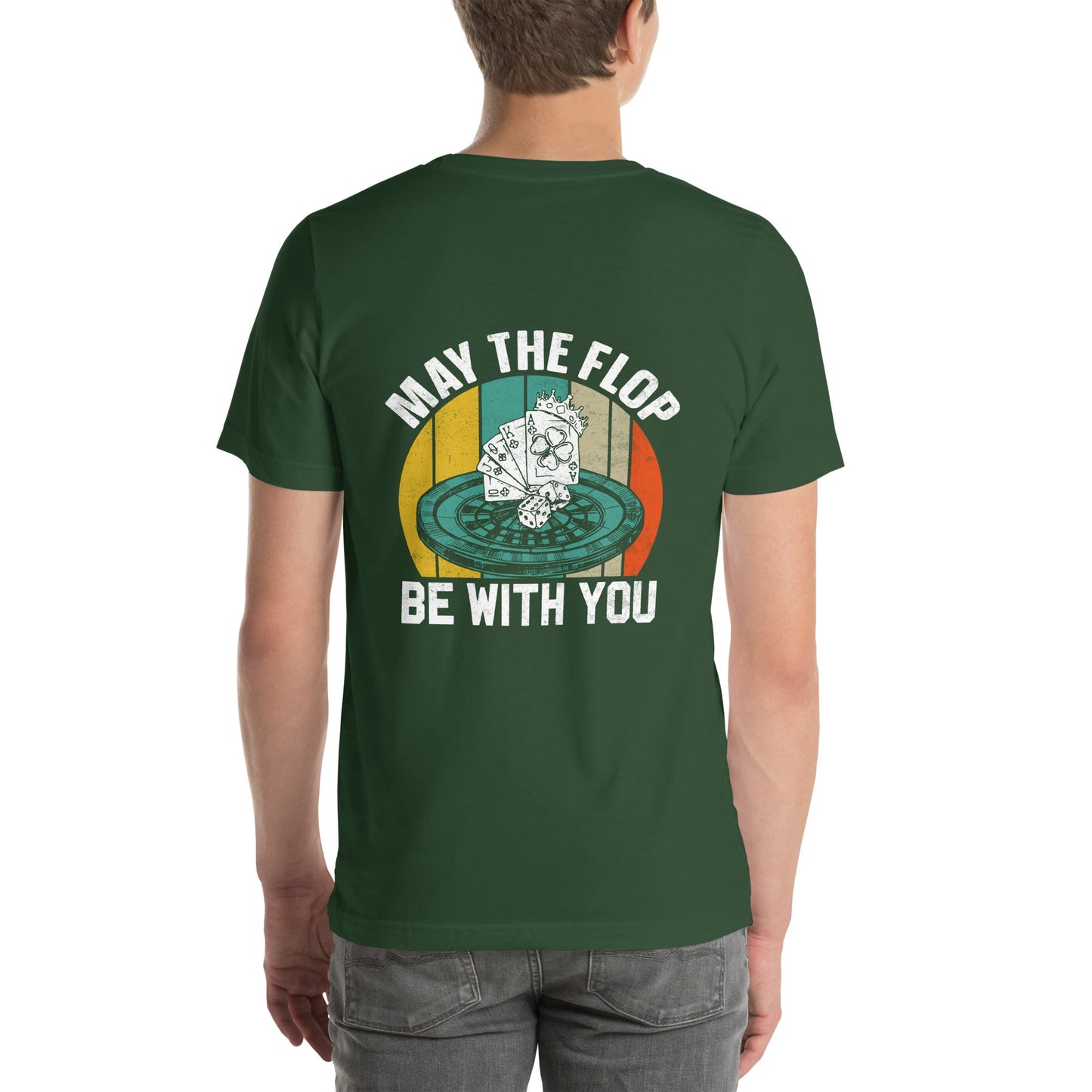 May the Flop be with you - Unisex t-shirt ( Back Print ) by DarkByteGear